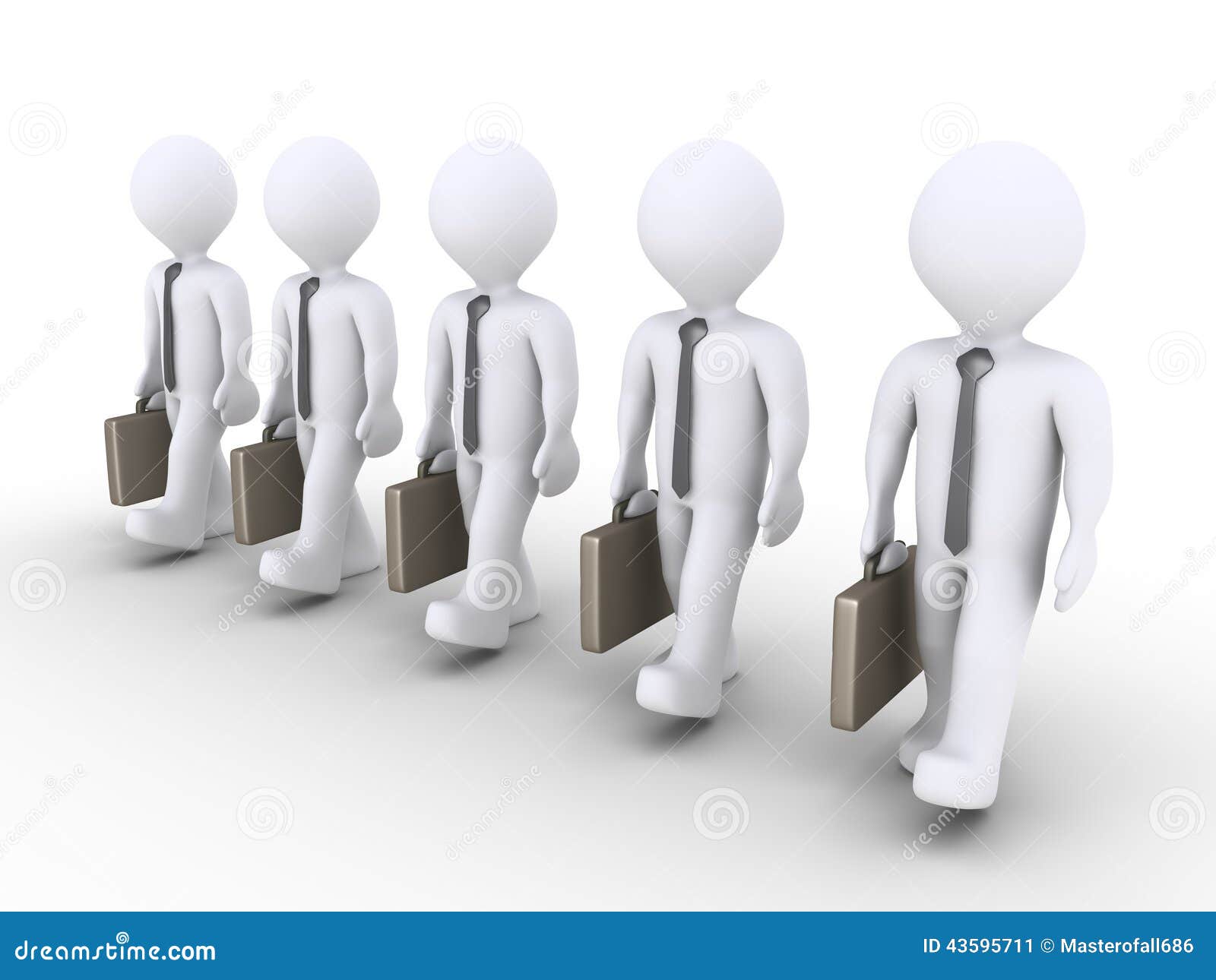 Successful Businessmen are Walking Together Stock Illustration ...