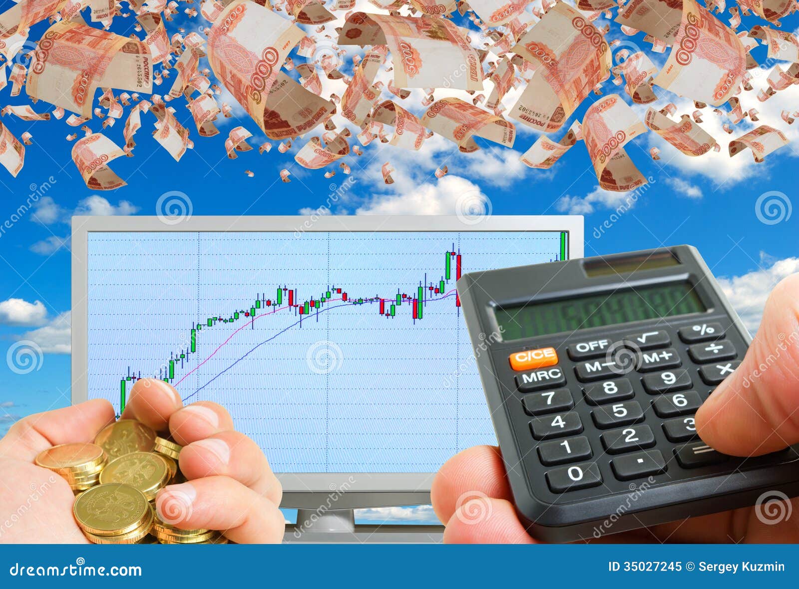 Successful Financial Strategy. Stock Image Image of financialsuccess, chart 35027245