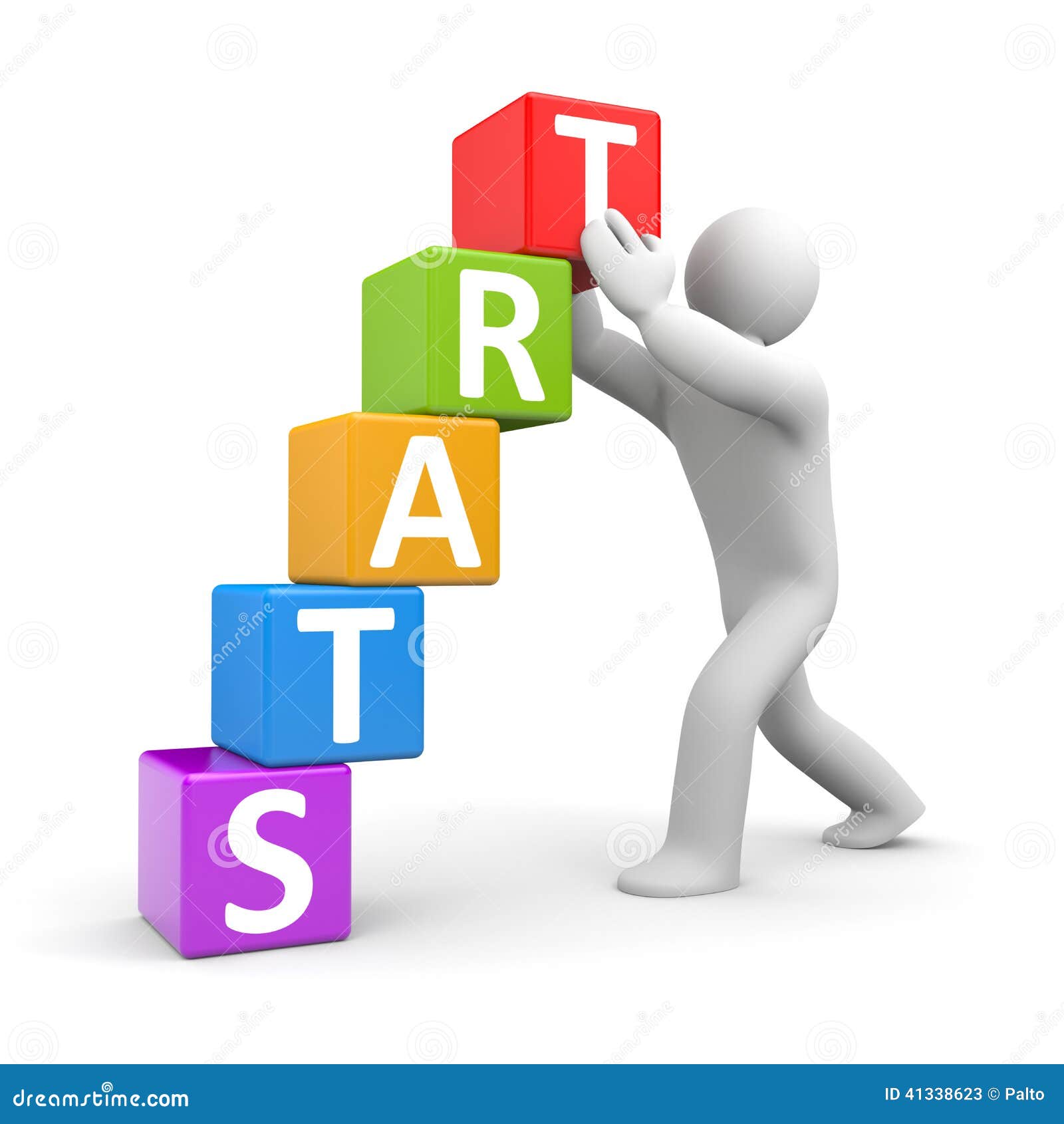 Successful start stock illustration. Illustration of collective 41338623