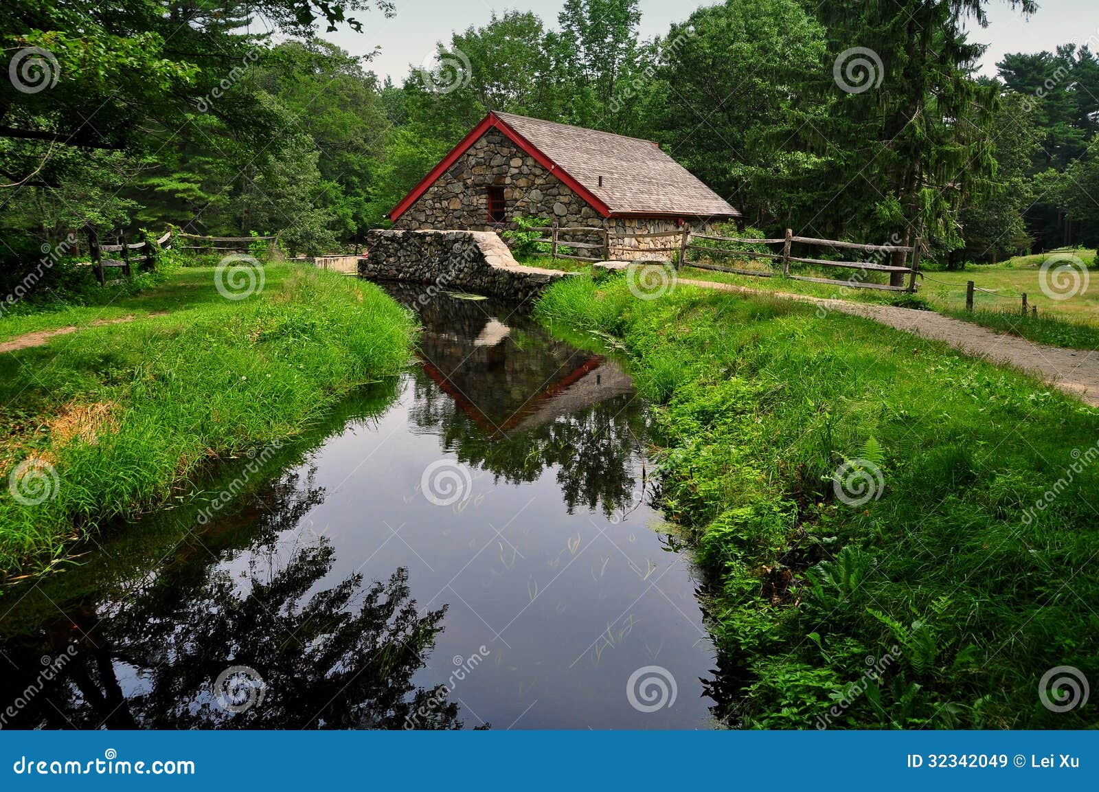 sudbury, ma: old stone grist mill