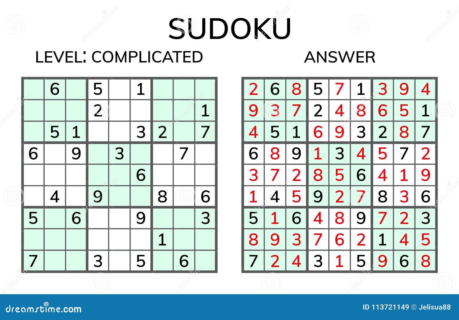 mosaico de sudoku para crianças. quadrado mágico. jogo de lógica.  ilustração vetorial 10171792 Vetor no Vecteezy