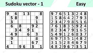 Sudoku Game With Eggplant Corn Tomato And Pepper Vector Illustration 