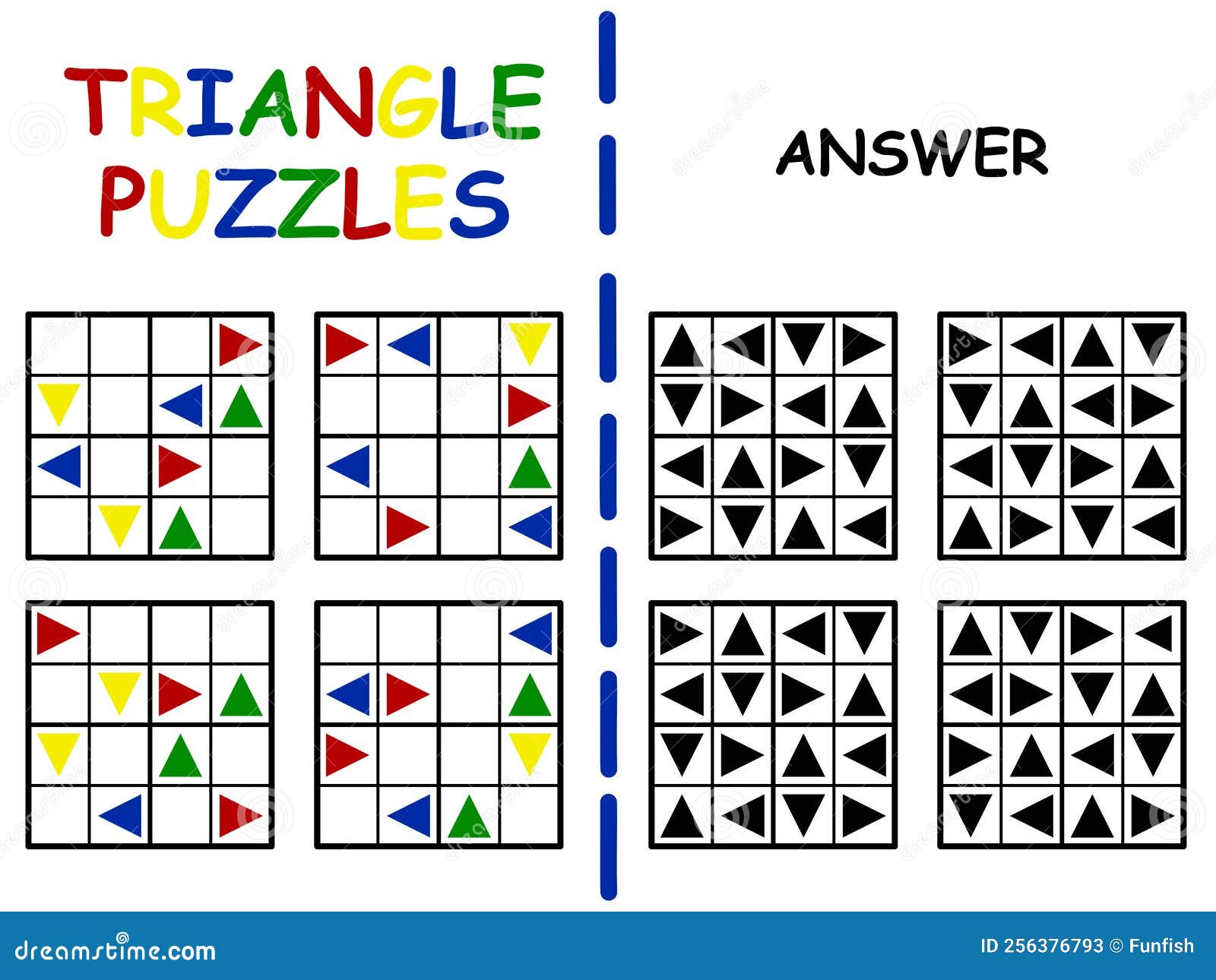 Sudoku Set Quatro Por Quatro Com a Ilustração Do Vetor De Resposta  Ilustração do Vetor - Ilustração de educacional, lazer: 256376793