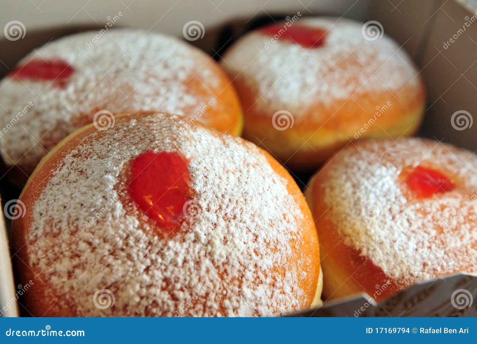 Sufganiyot stock photo. Image of close, closeup, baker 17169794