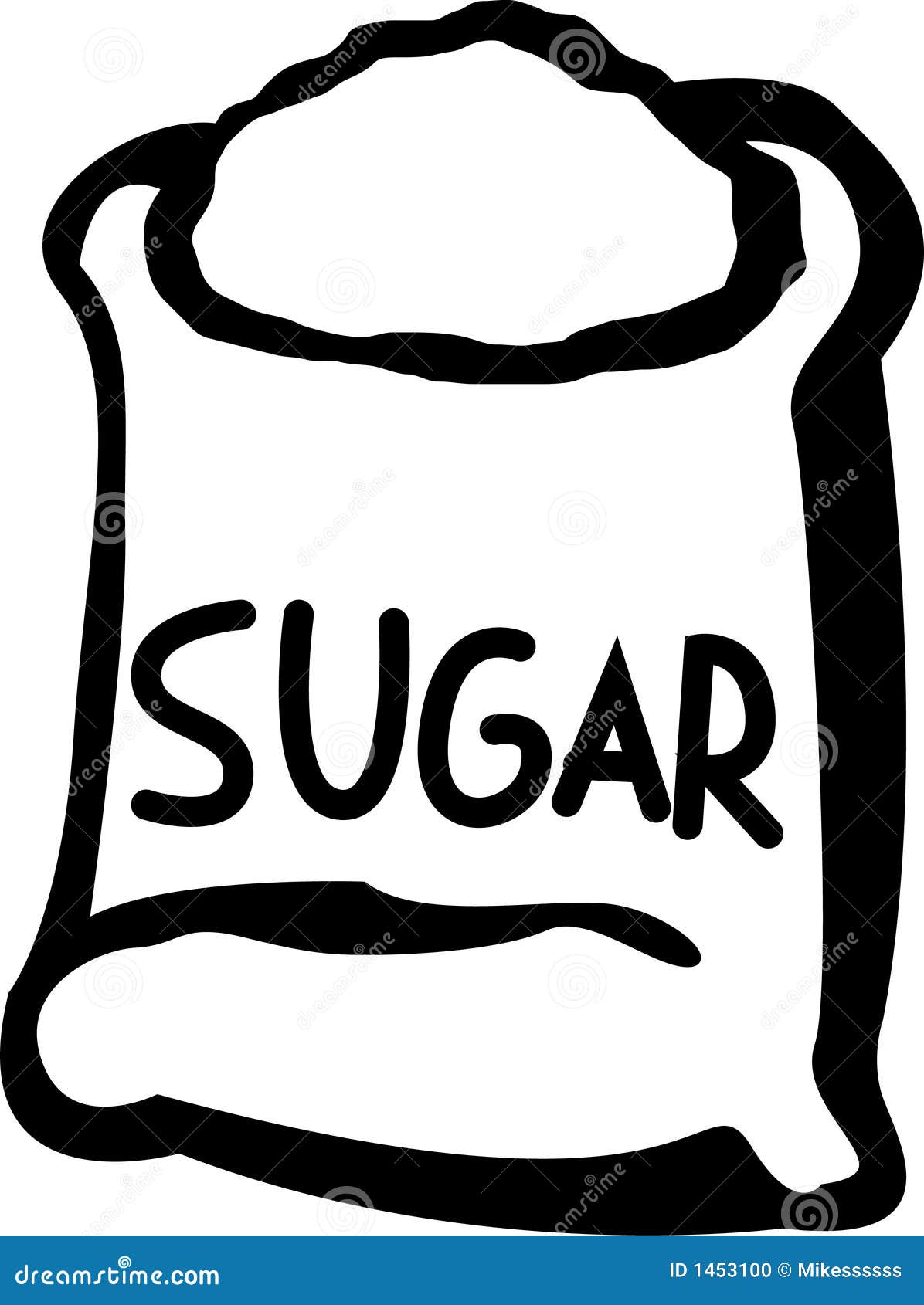 Sugar Bag Vector Illustration Stock Photo Image 1453100