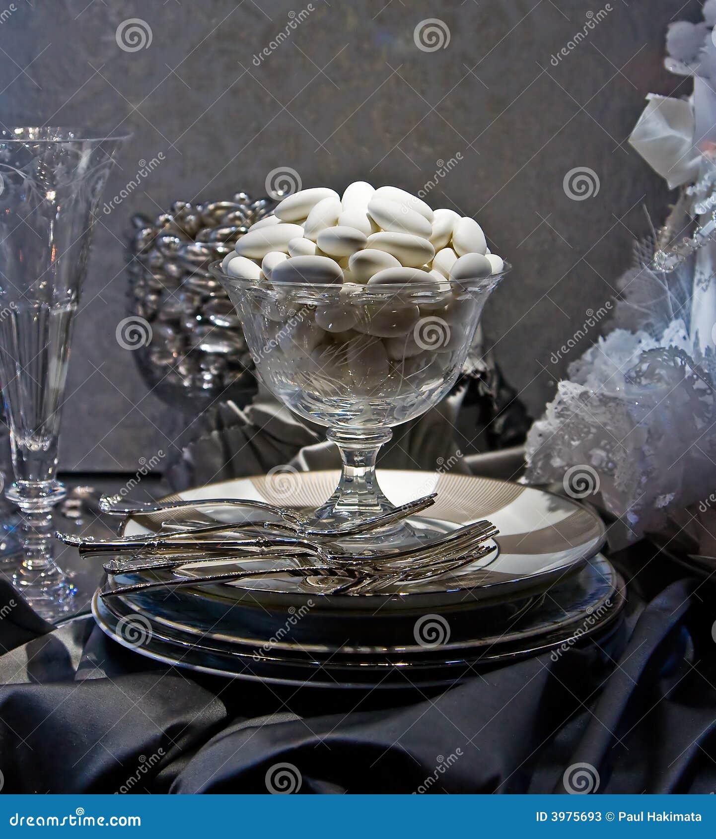 Sugar coated almonds stock image. Image of sugar, white 3975693