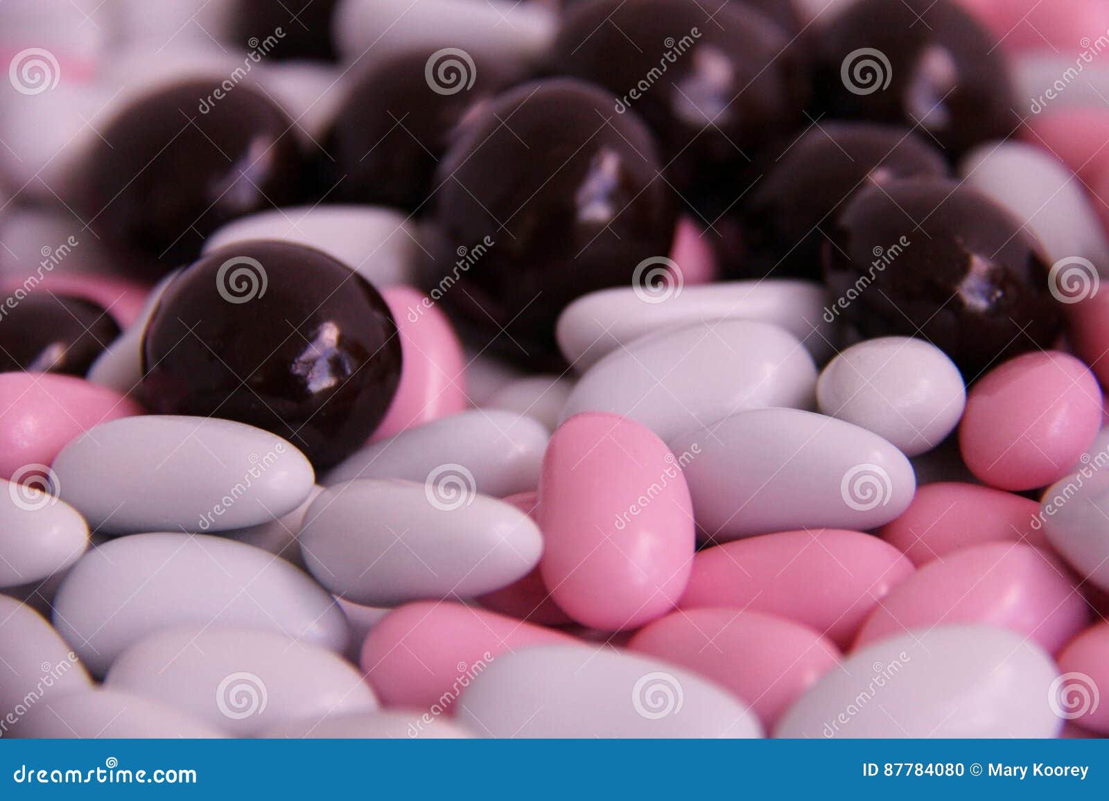 Sugar Coated Almonds stock photo. Image of nlettuce, atom 87784080
