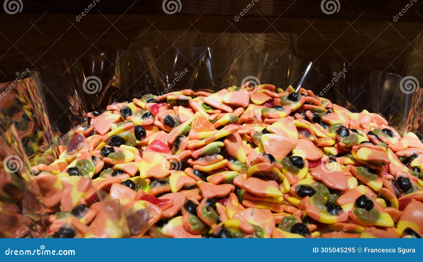 Sugar Coated Gummy Candies Ready for Sale Stock Image Image of