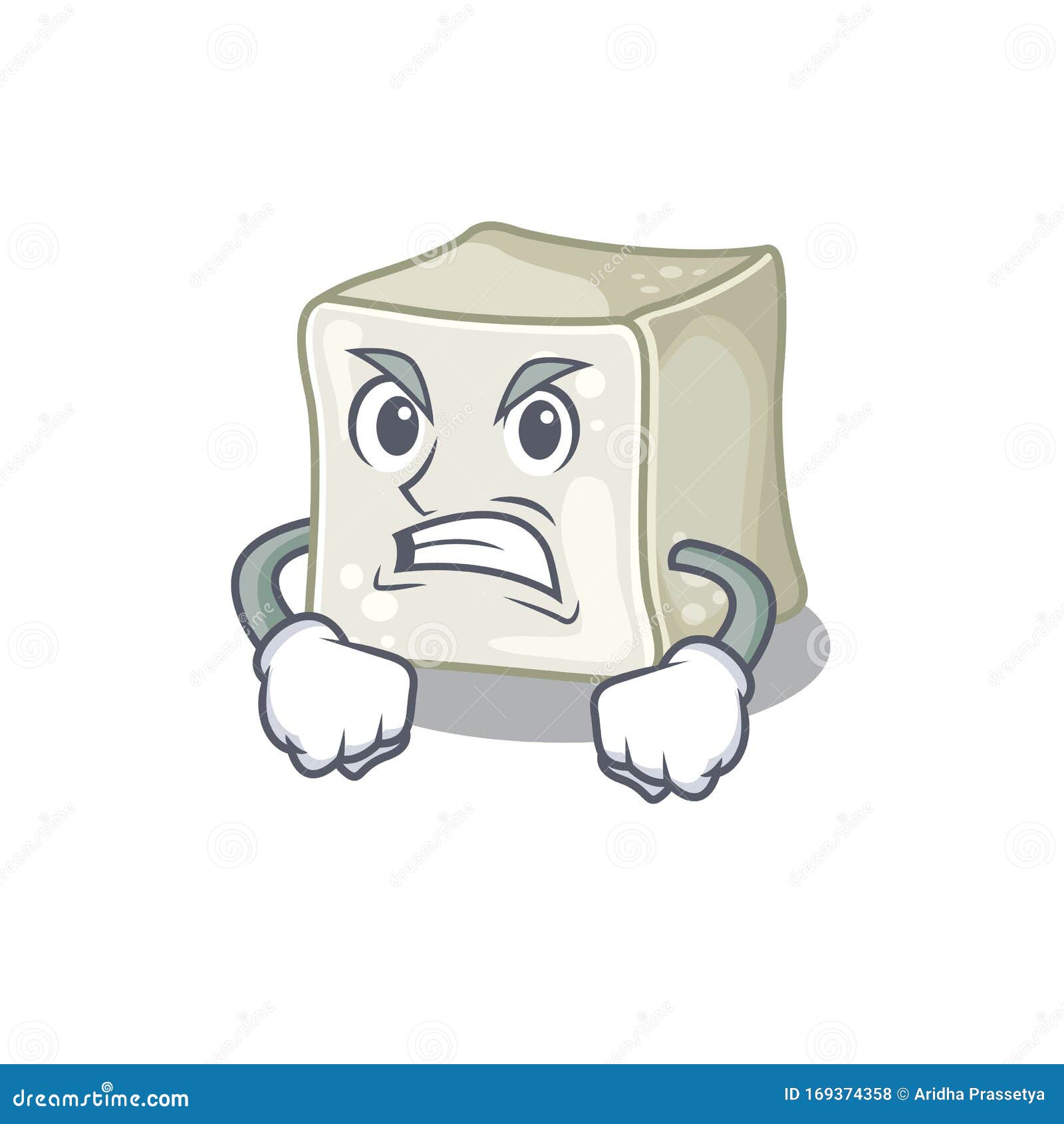 Sugar Cube Cartoon Character Design Having Angry Face Stock Vector -  Illustration of cube, growled: 169374358