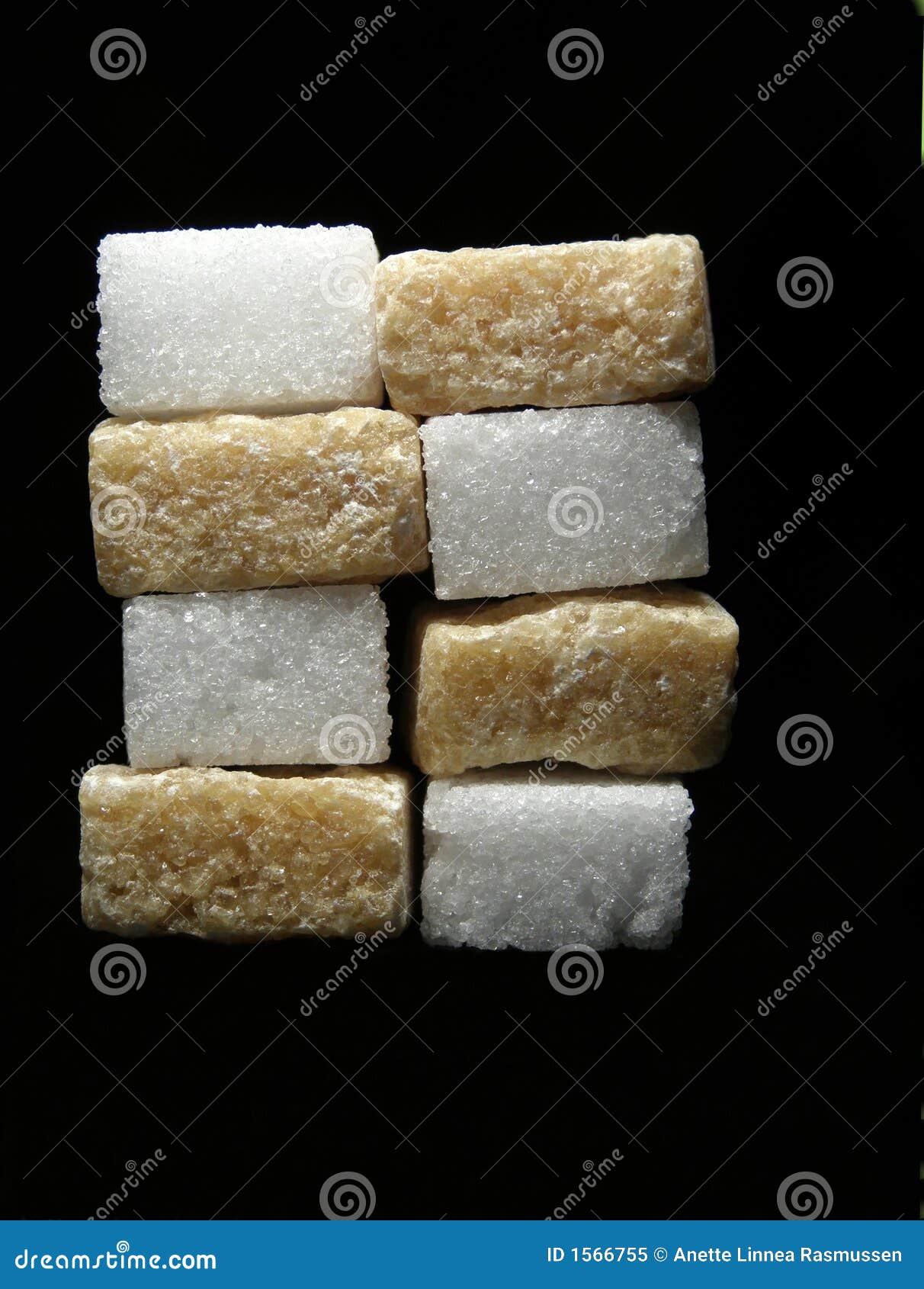 Sugar cubes stock image. Image of bite, brown, sugar, square 1566755