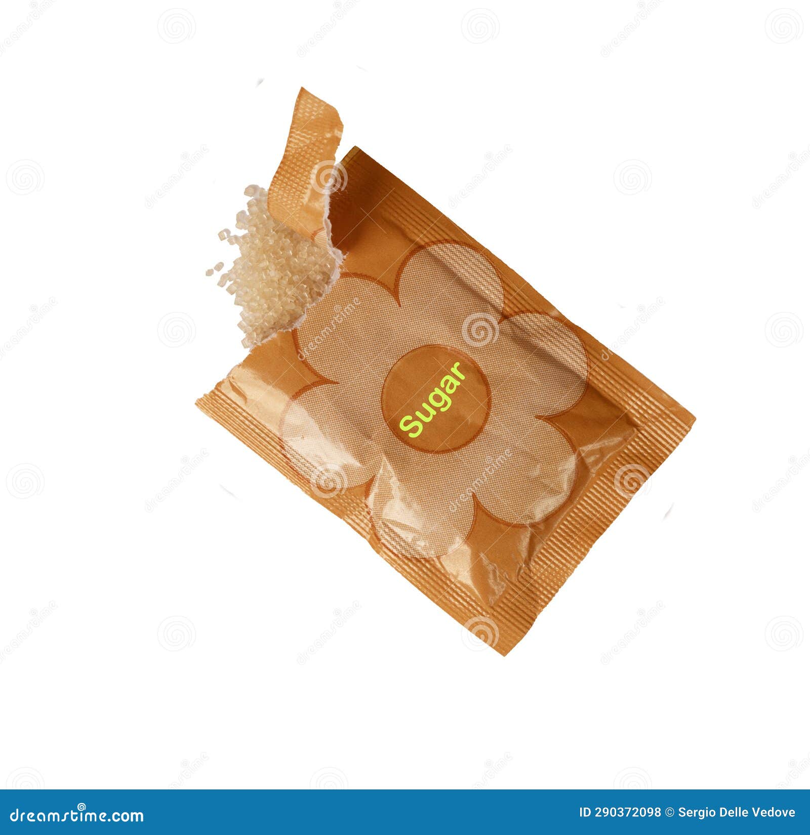 Sugar sachet stock photo. Image of snack, sachet, container 290372098