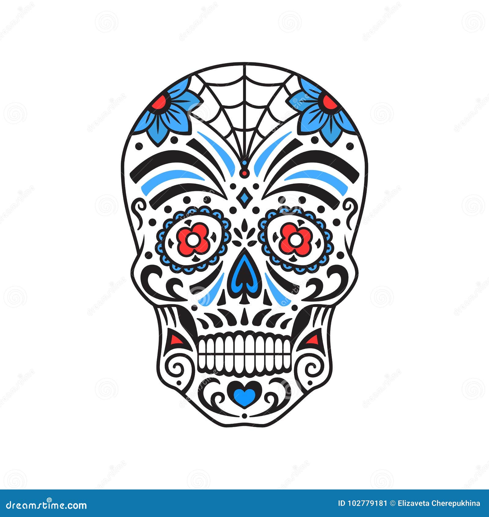Sugar Skull And Calavera Tattoo Meaning and Design Ideas  Saved Tattoo