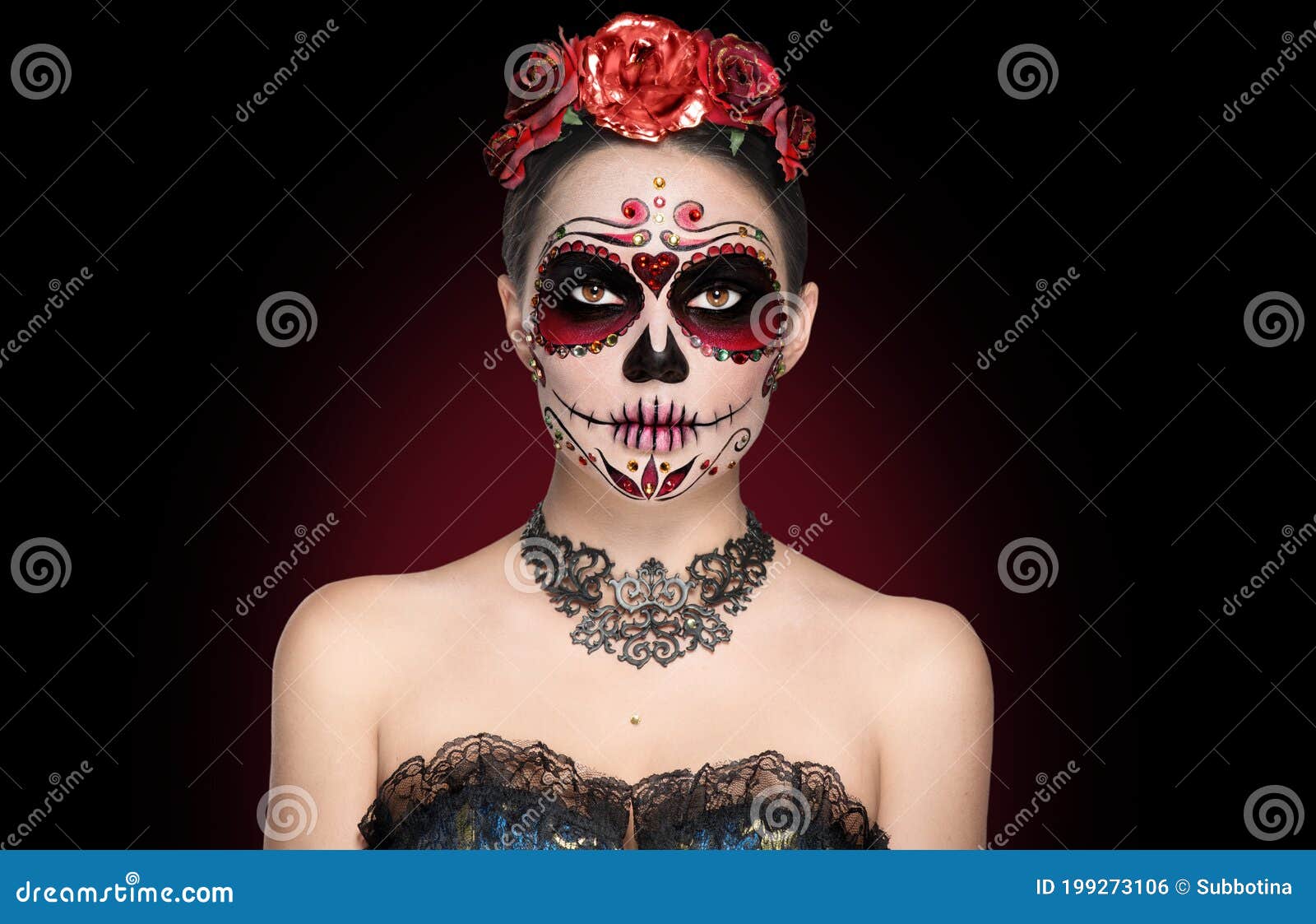 halloween sugar skull face makeup