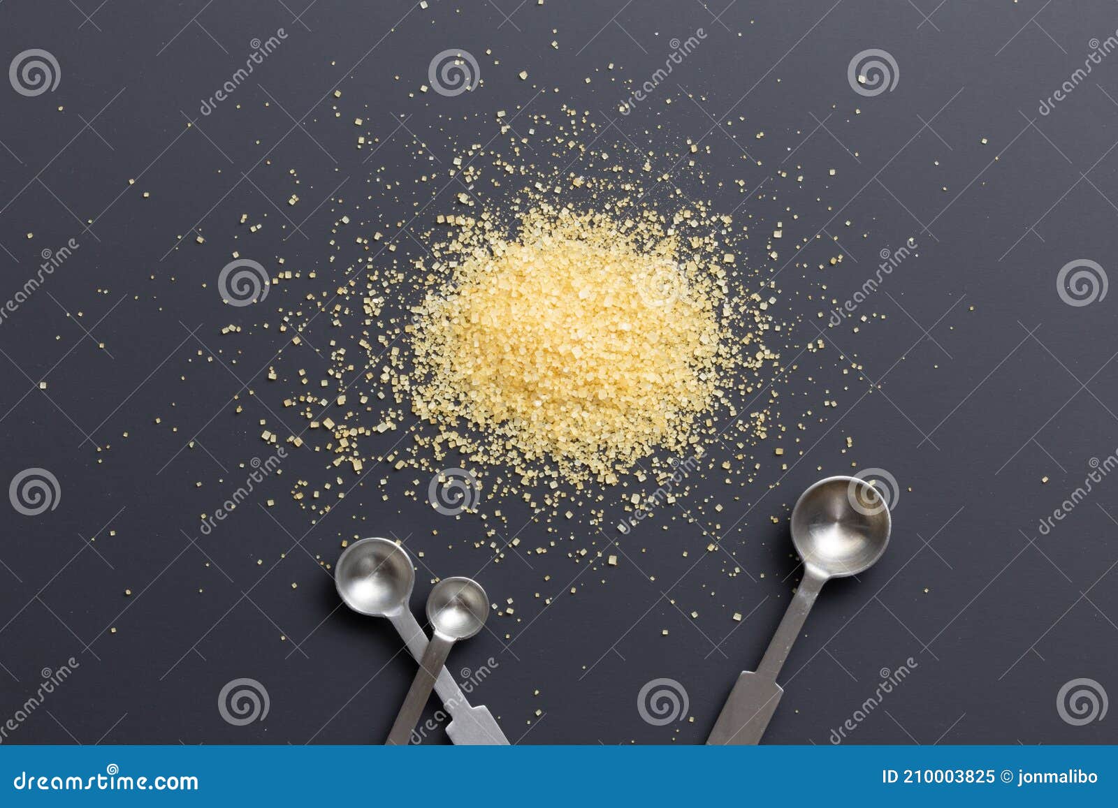 Sugar Spoons Food Background Stock Image Image of sweet, flatlay