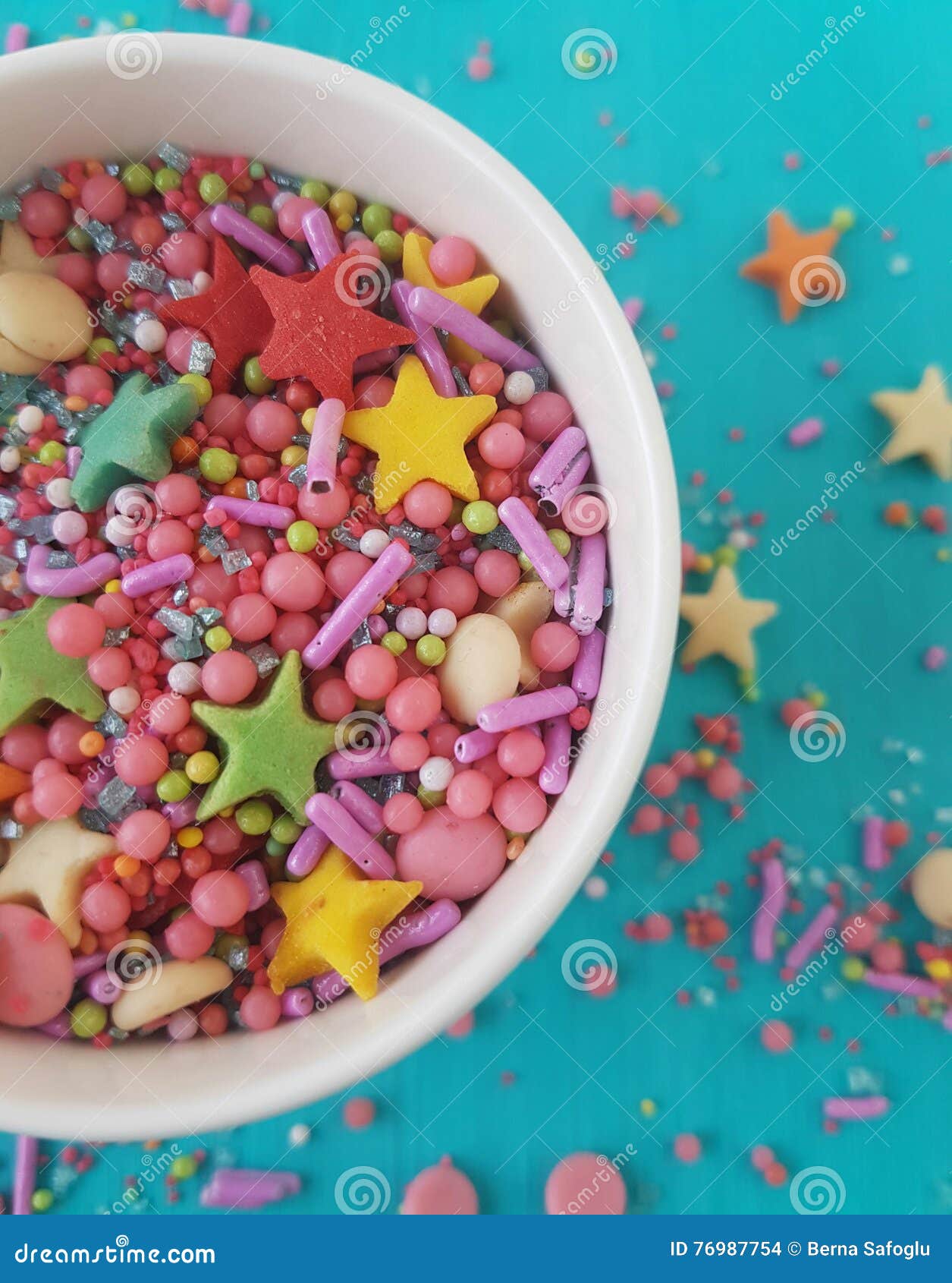 Sugar sprinkles stock photo. Image of celebration, confectionery 76987754