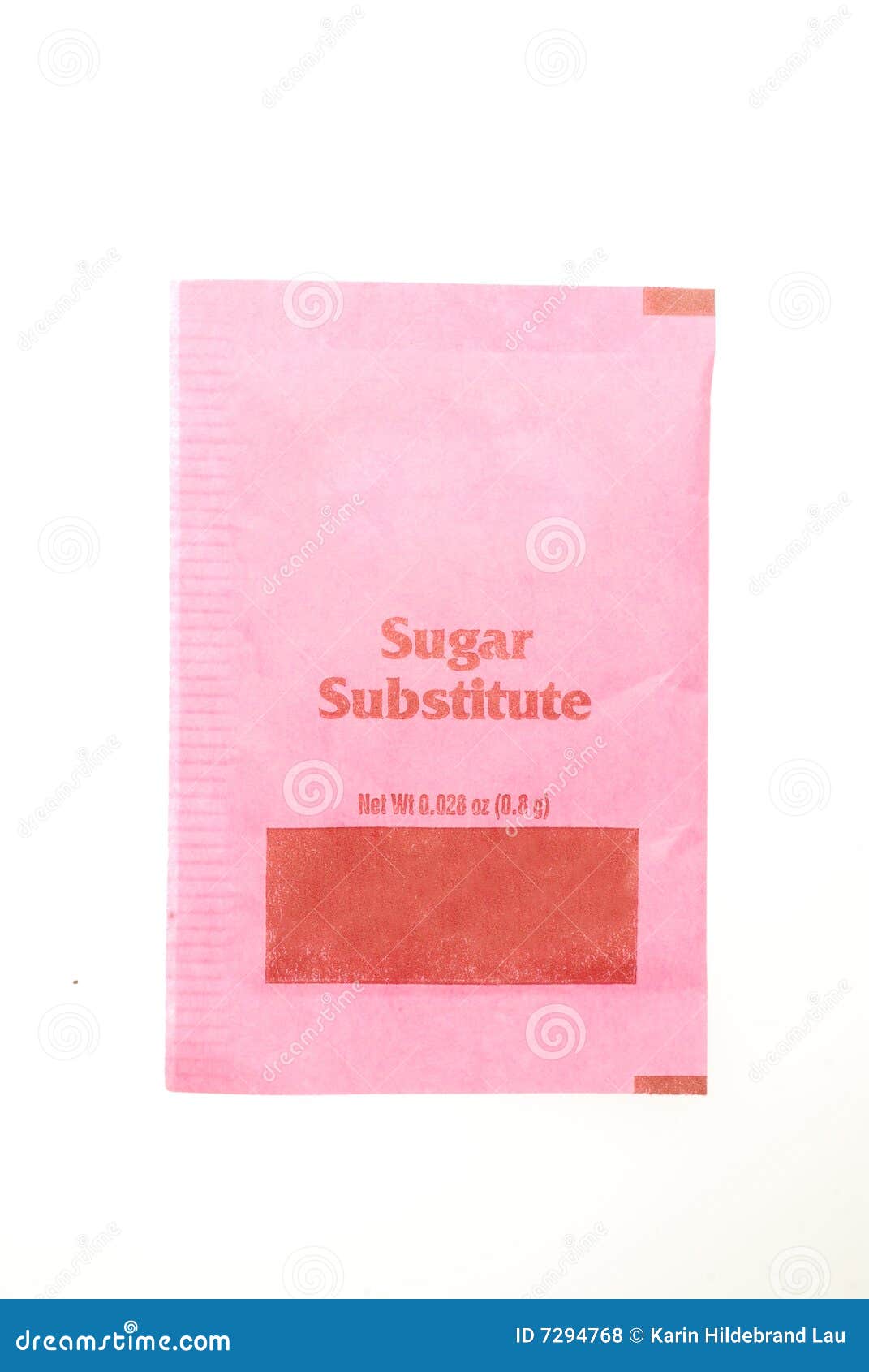 sugar substitute packet