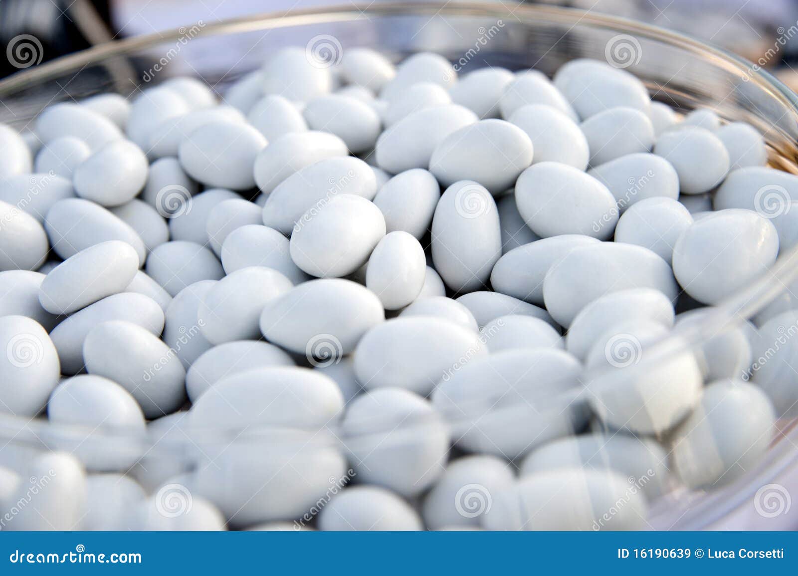 Sugared almonds confetti stock image. Image of festive 16190639