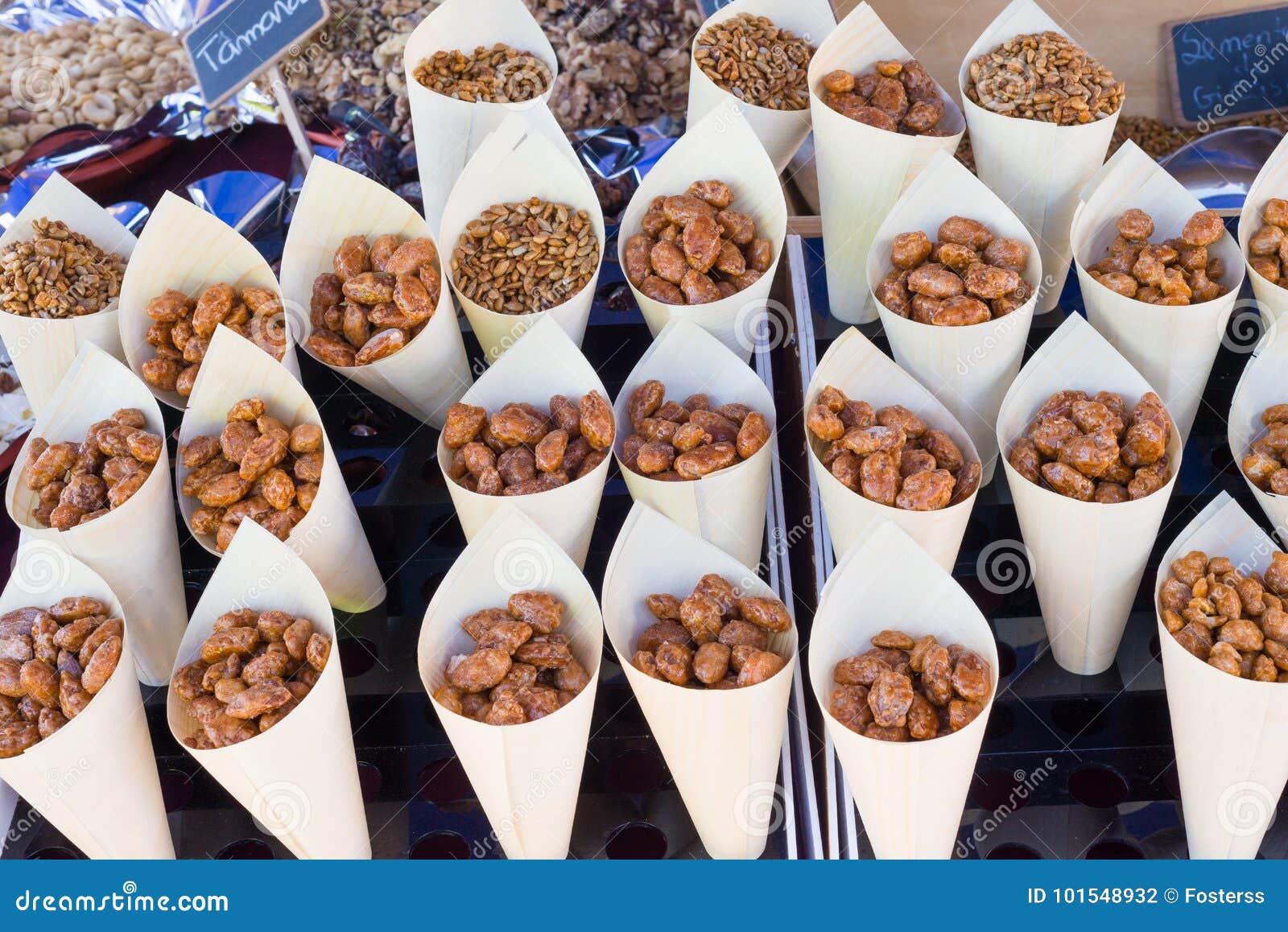 Sugared peanuts stock photo. Image of coated, healthy 101548932