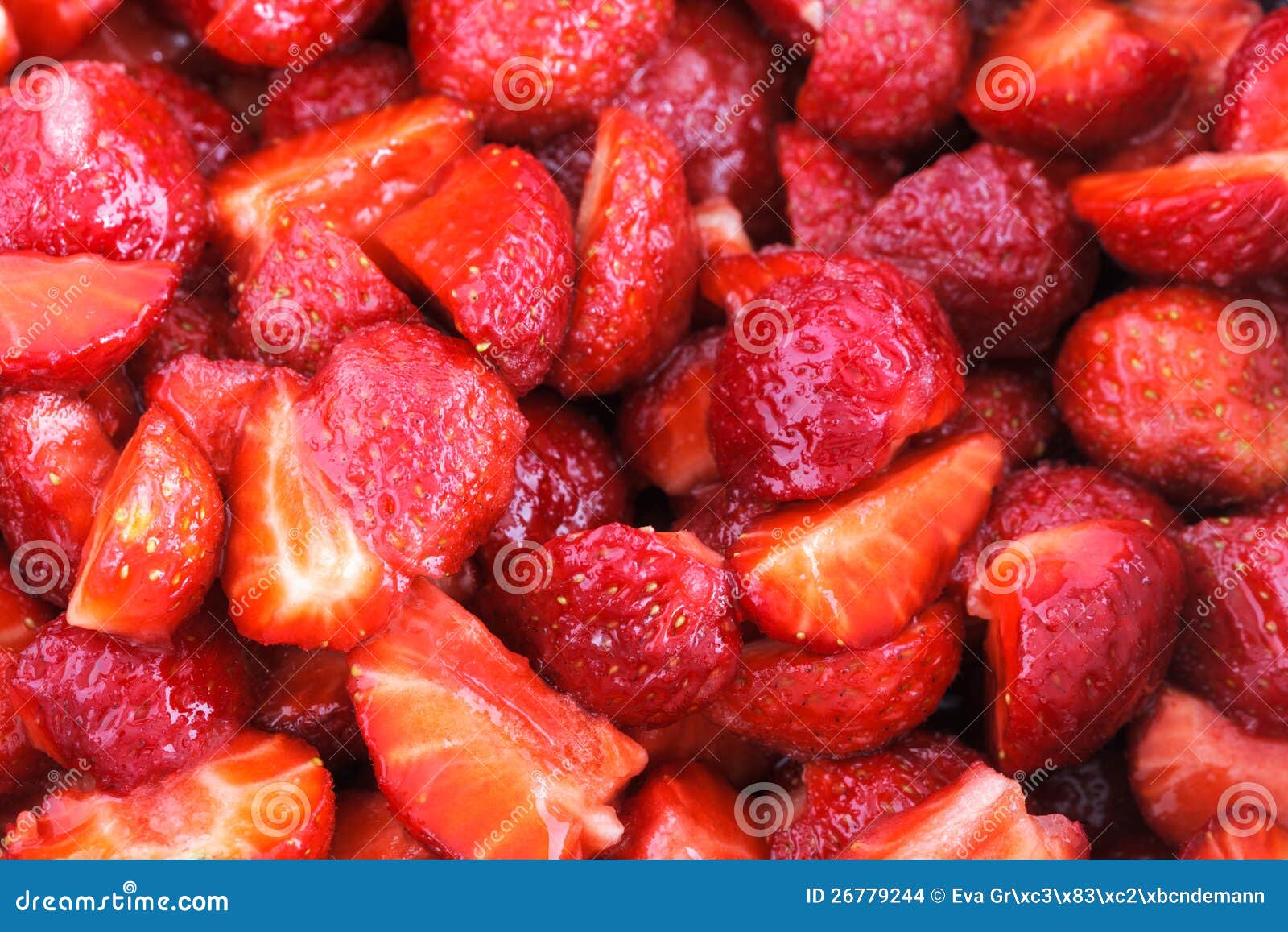 Sugared strawberries stock photo. Image of eating, sweet - 26779244