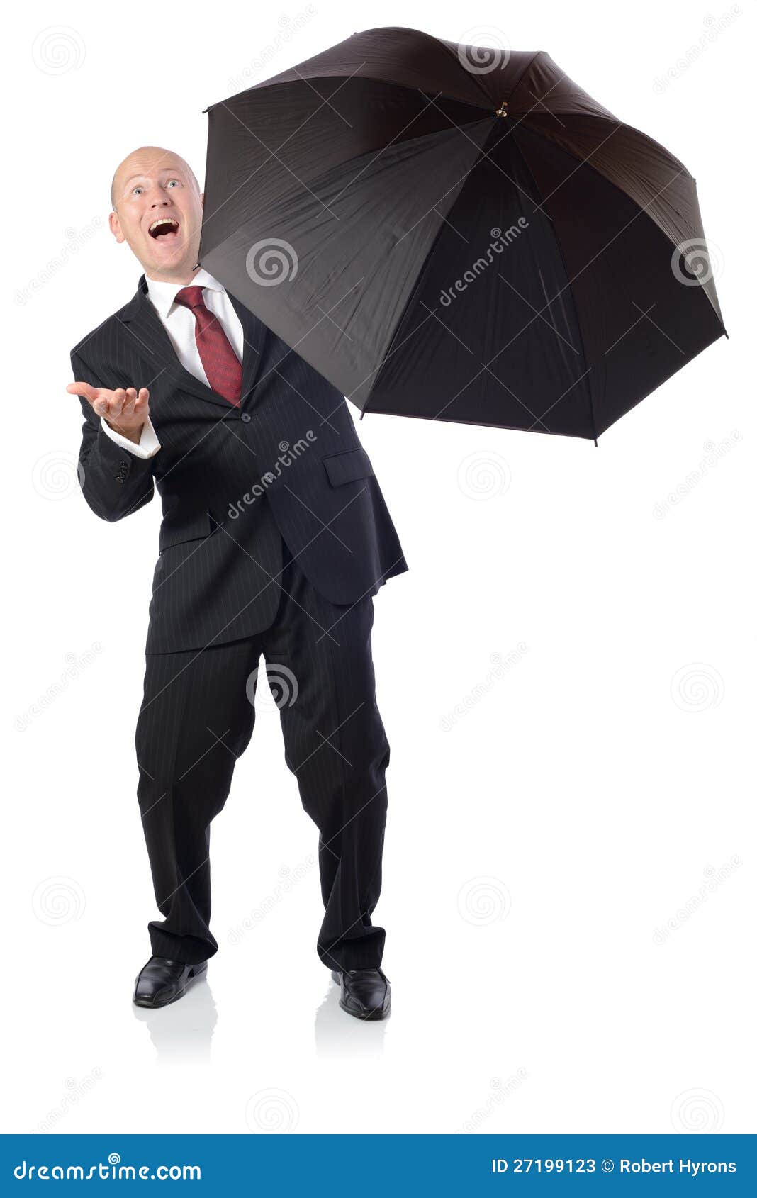 Suit umbrella stock image. Image of cover, happiness 27199123
