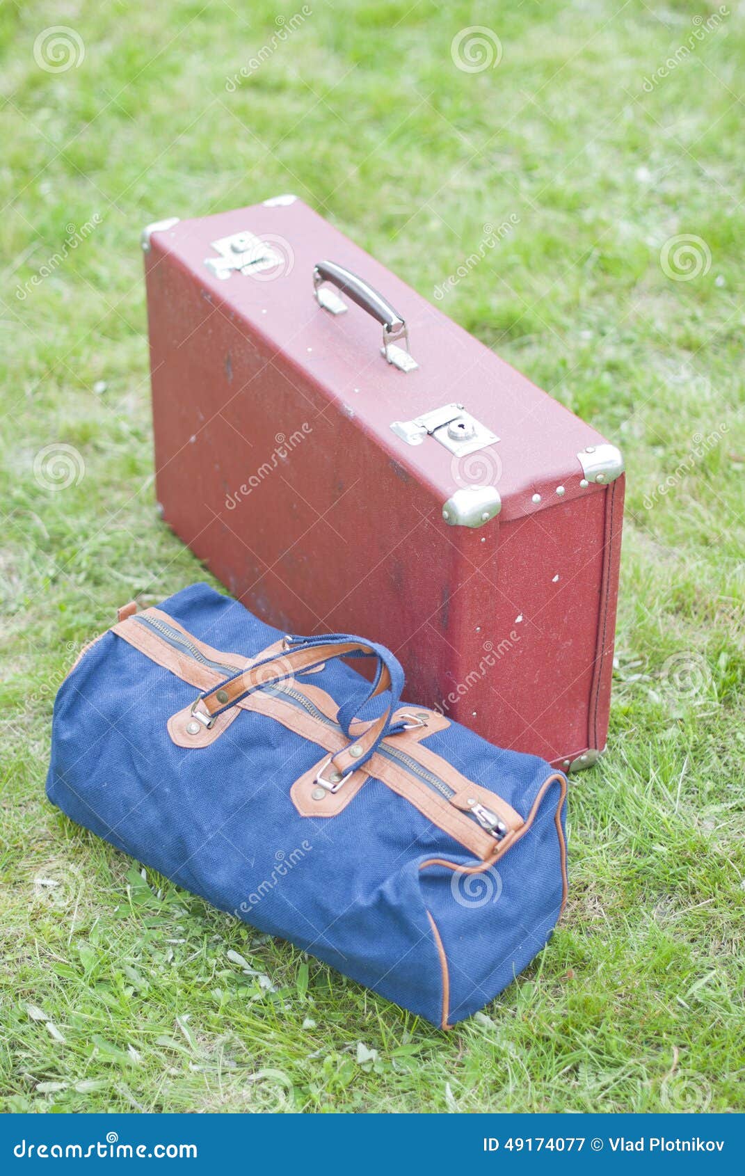 Suitcase and Bag for Travel Stock Image Image of background, travel 49174077