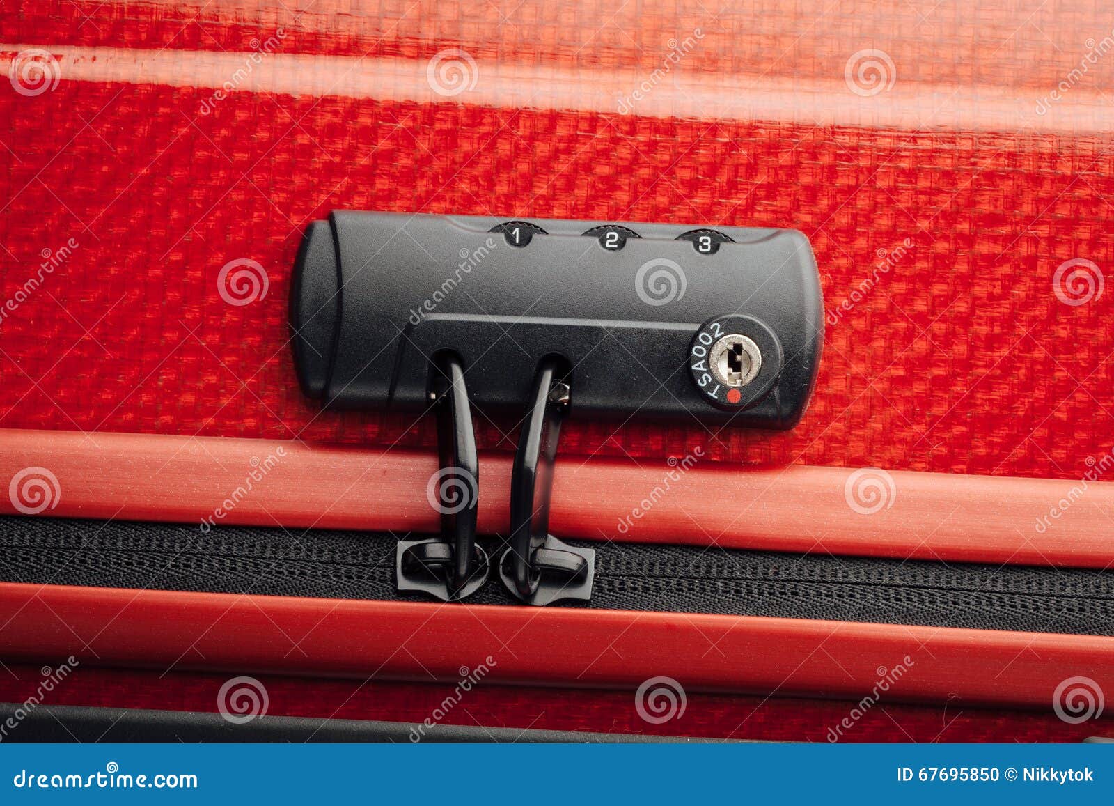 Suitcase tsa lock stock photo. Image of fiber, durable 67695850
