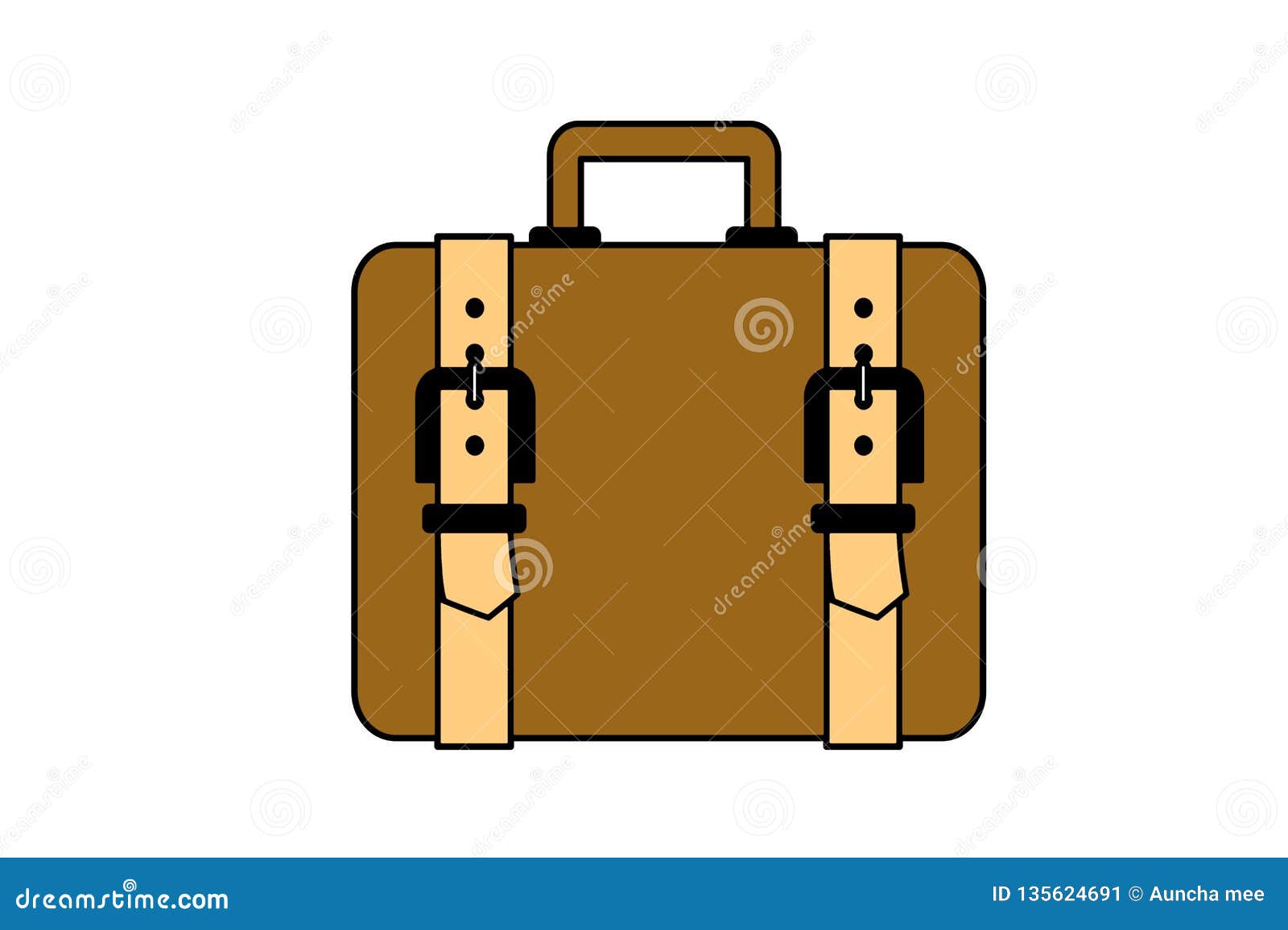 Old Suitcase.Cartoon Cartoon Vector 23045897