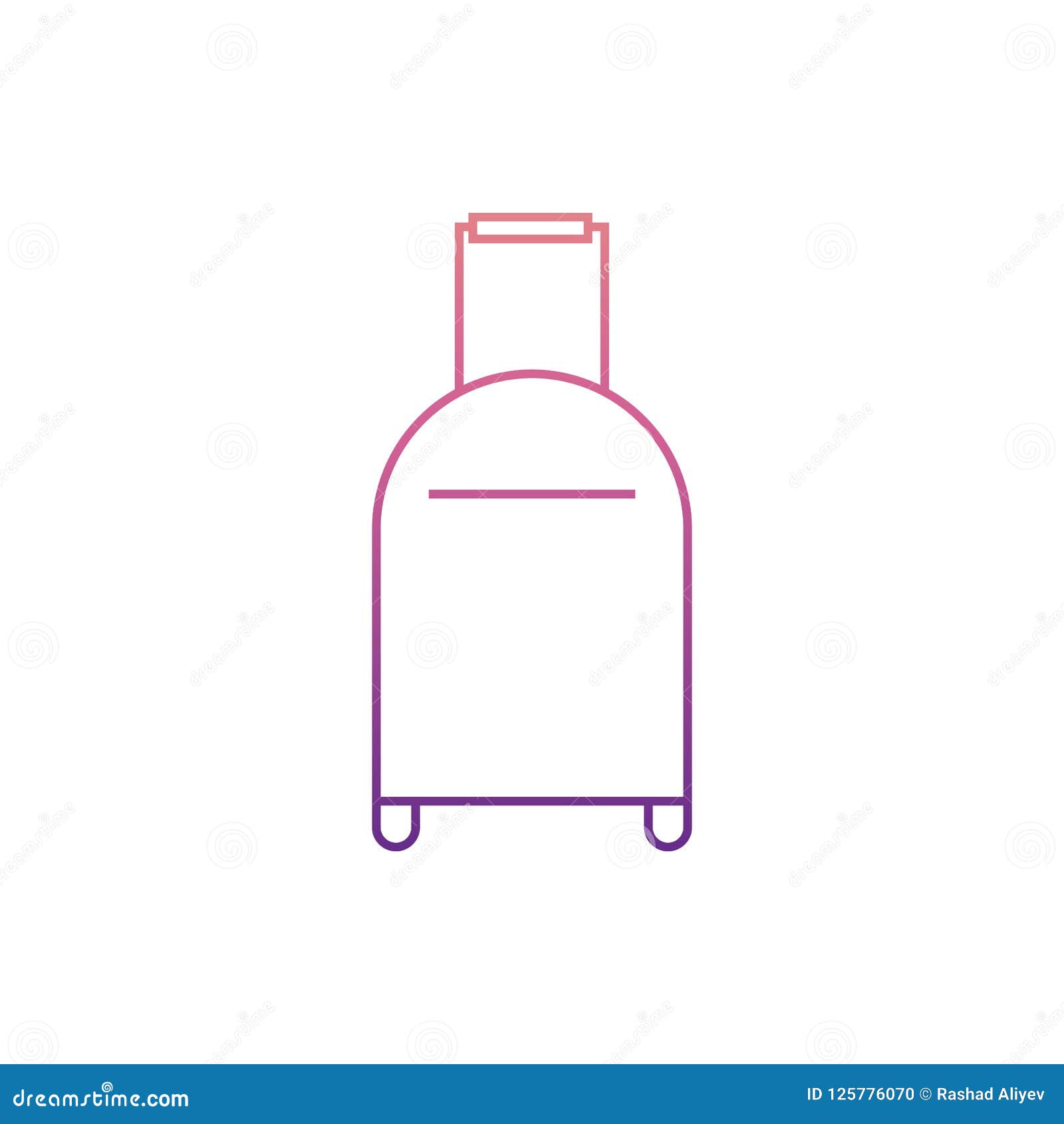 suitcaseicon in nolan style. one of web collection icon can be used for ui, ux