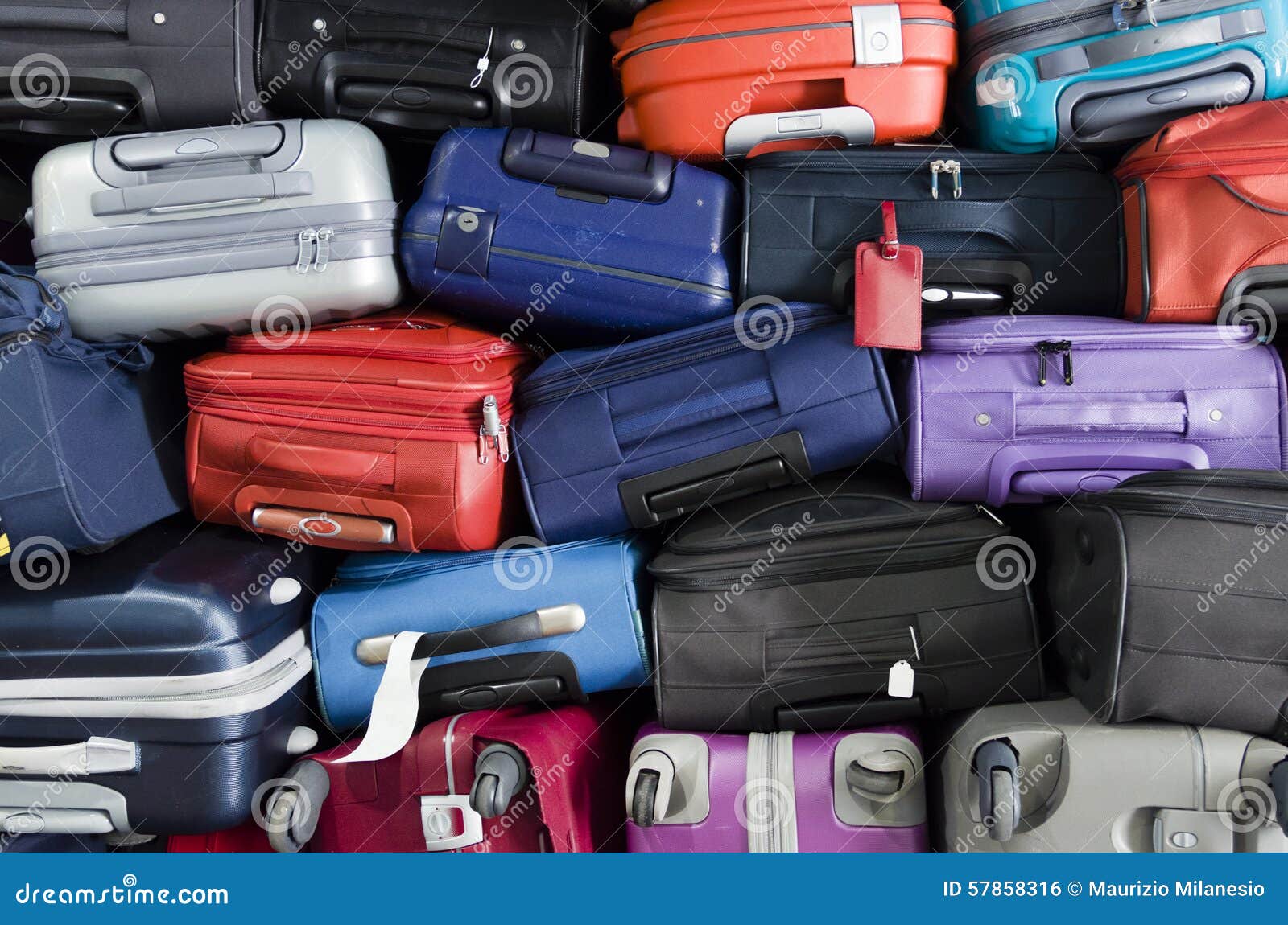 Suitcases stacked stock photo. Image of railway, pocket 57858316