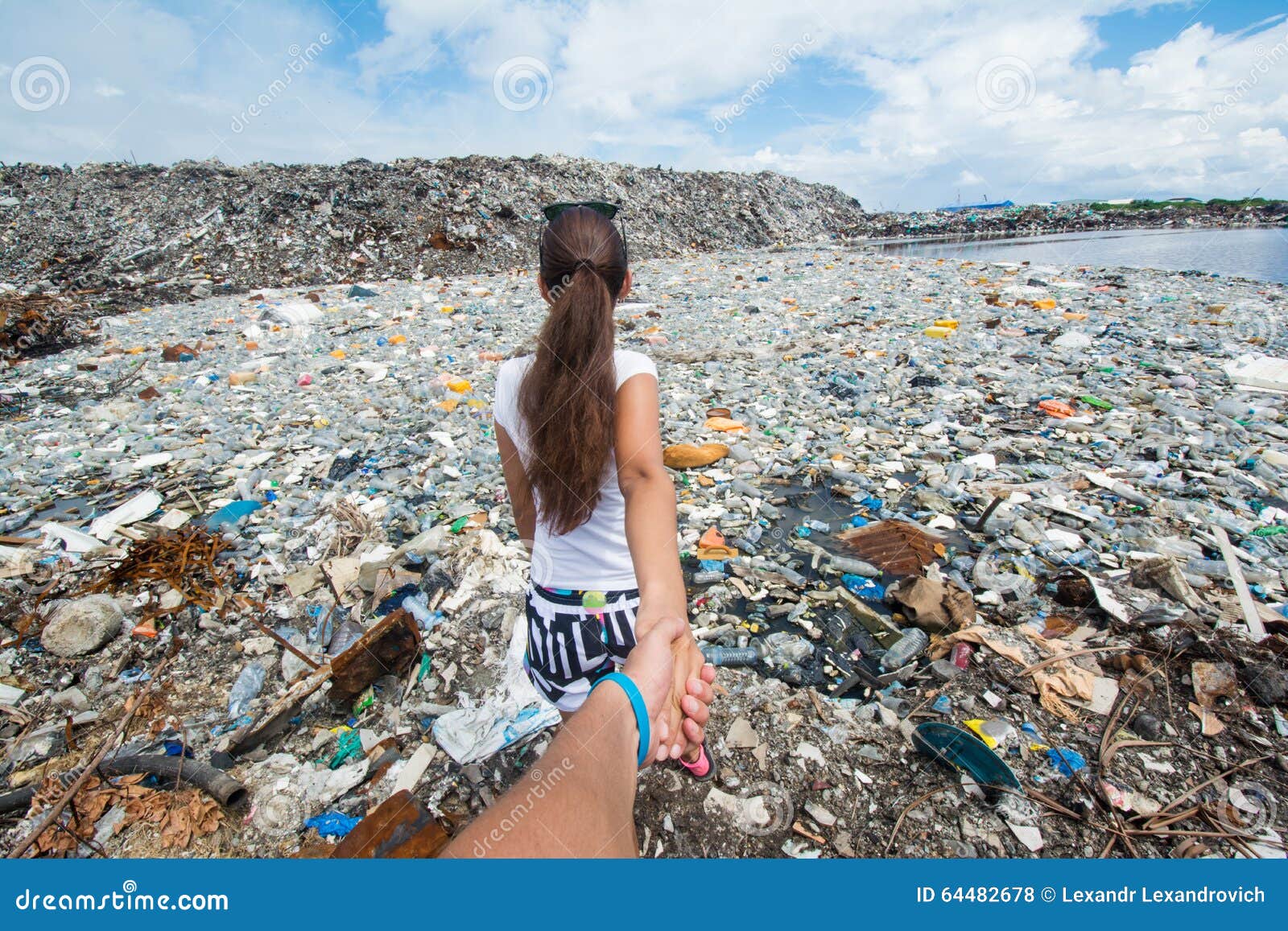 Suivez-moi version à la décharge de déchets maldives