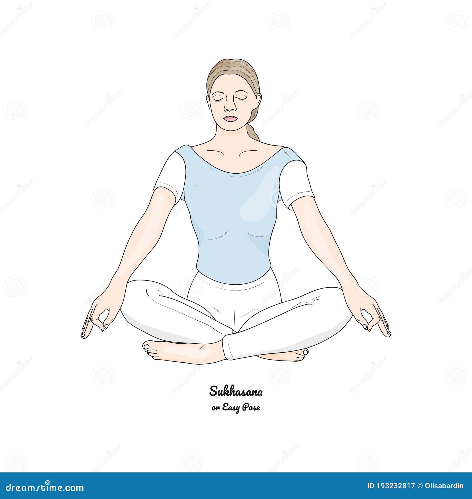 Sukhasana- Easy pose | Lotus Yoga