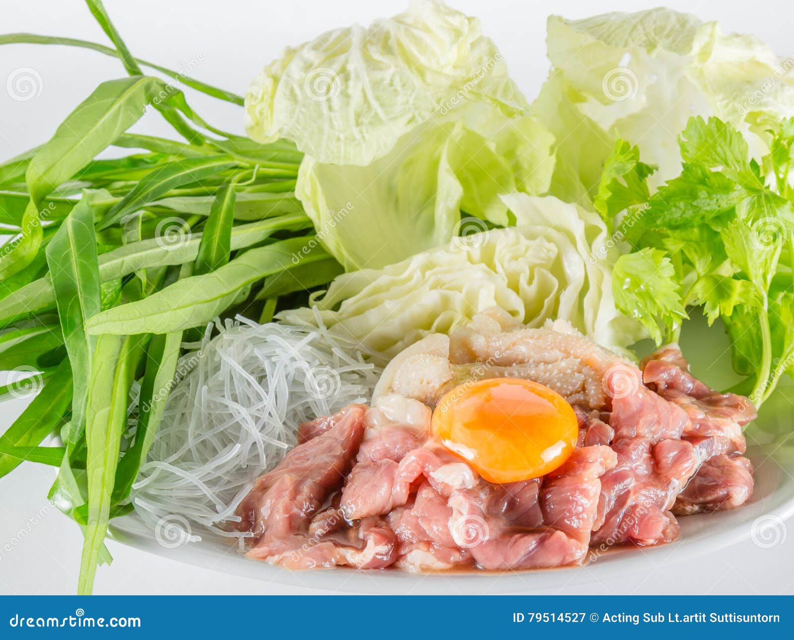 Sukiyaki Beef Set Menu, Hot Pot, Shabu Stock Image Image of celery