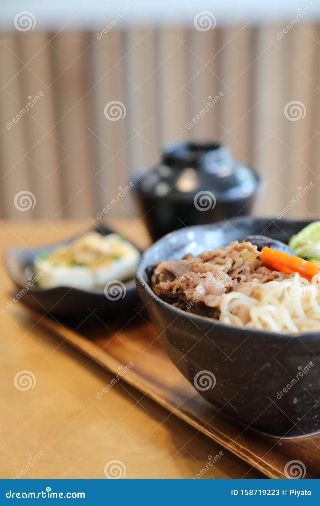 Sukiyaki Donburi , Sukiyaki Hot Pot Stew with Japanese Rice in Bowl ...
