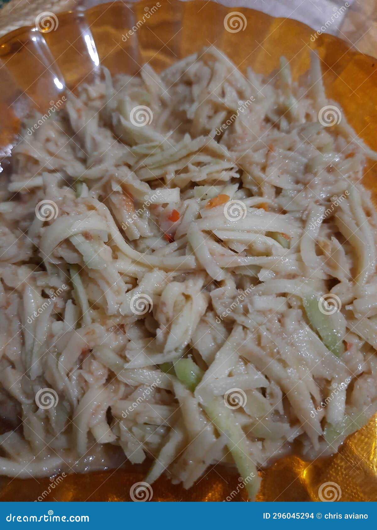 Sulawesi Typical Mango Chili Sauce for Eating Grilled Fish Stock Photo