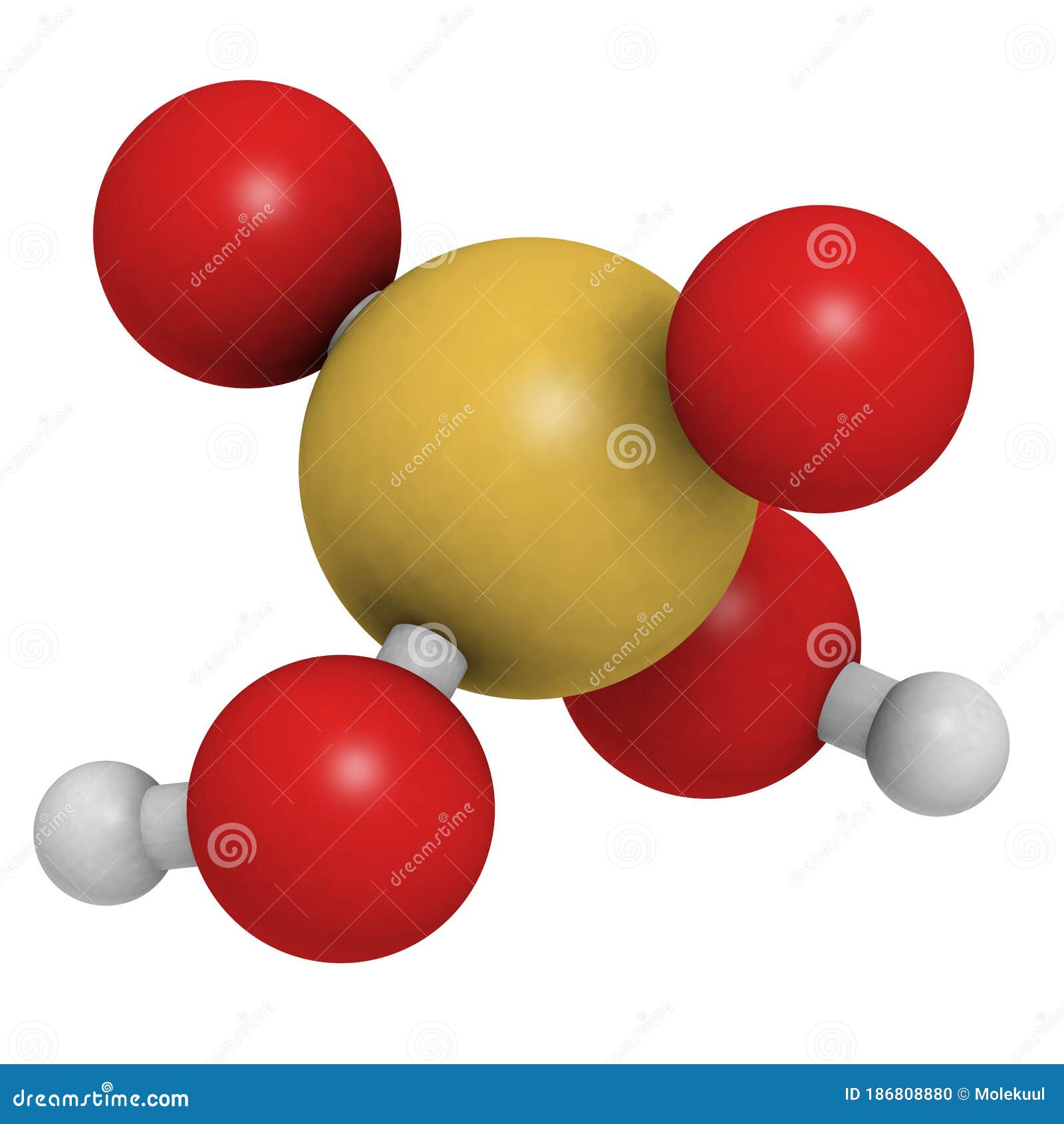 Sulfuric Acid H2so4 Oil Of Vitriol Molecule Chemical Structure H2so4 Is A Highly Corrosive Strong Mineral Acid It Is Used As Stock Illustration Illustration Of Atoms Cleaner 186808880