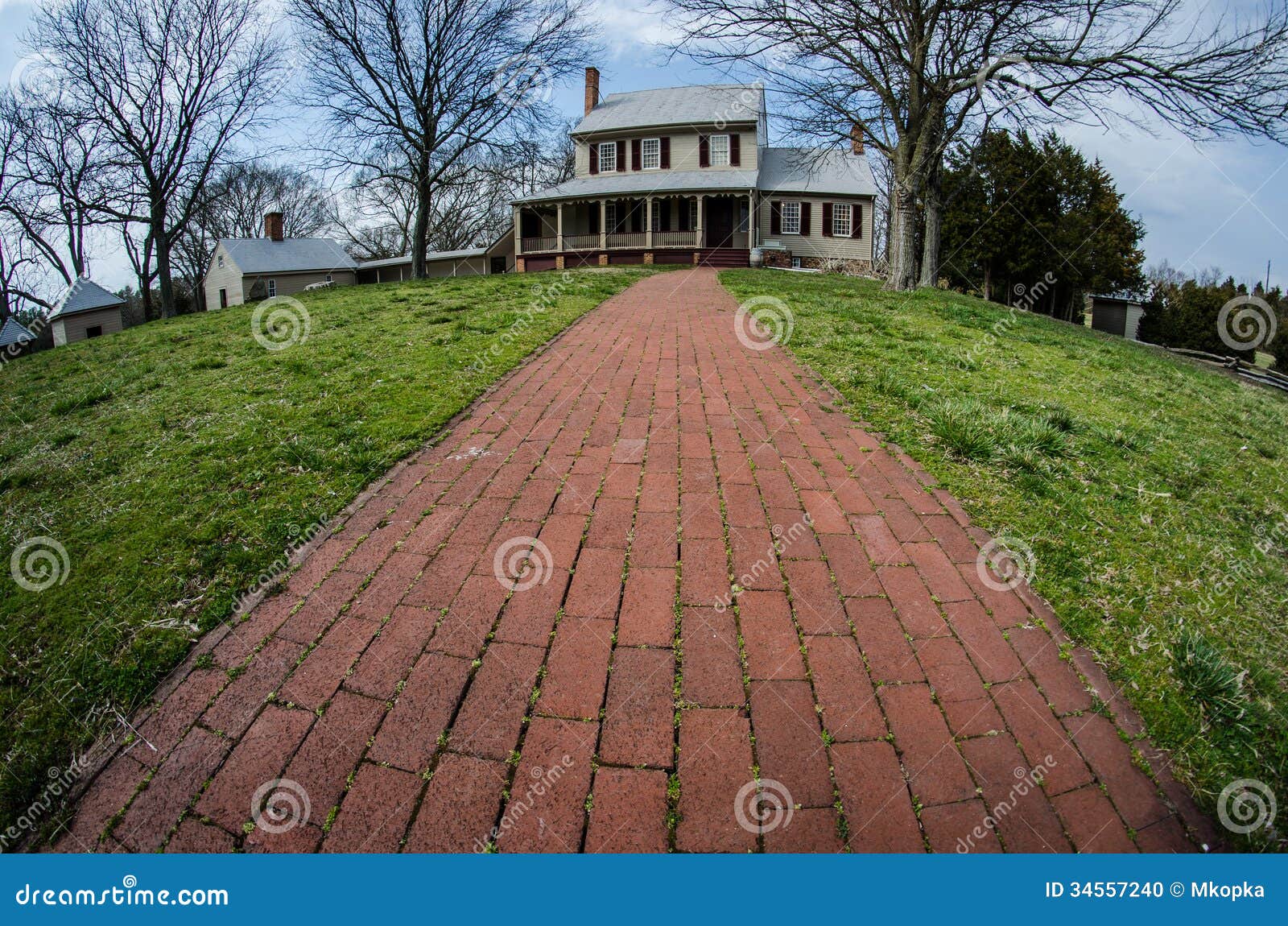 Sully Historical Site Plantation in Chantilly Virginia Stock Photo