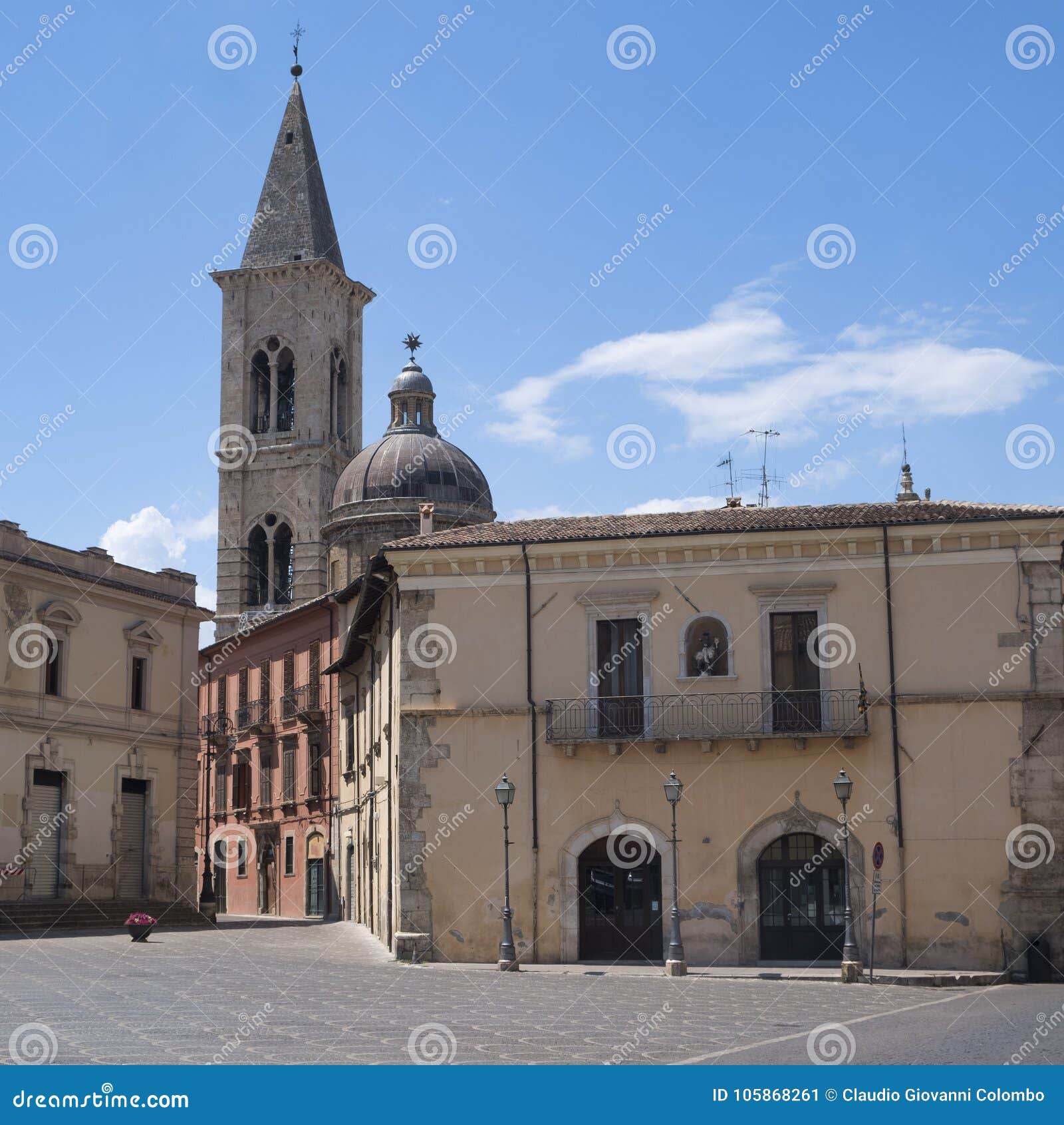 Sulmona Abruzzi, Italy, Historic Buildings Stock Image - Image of ...