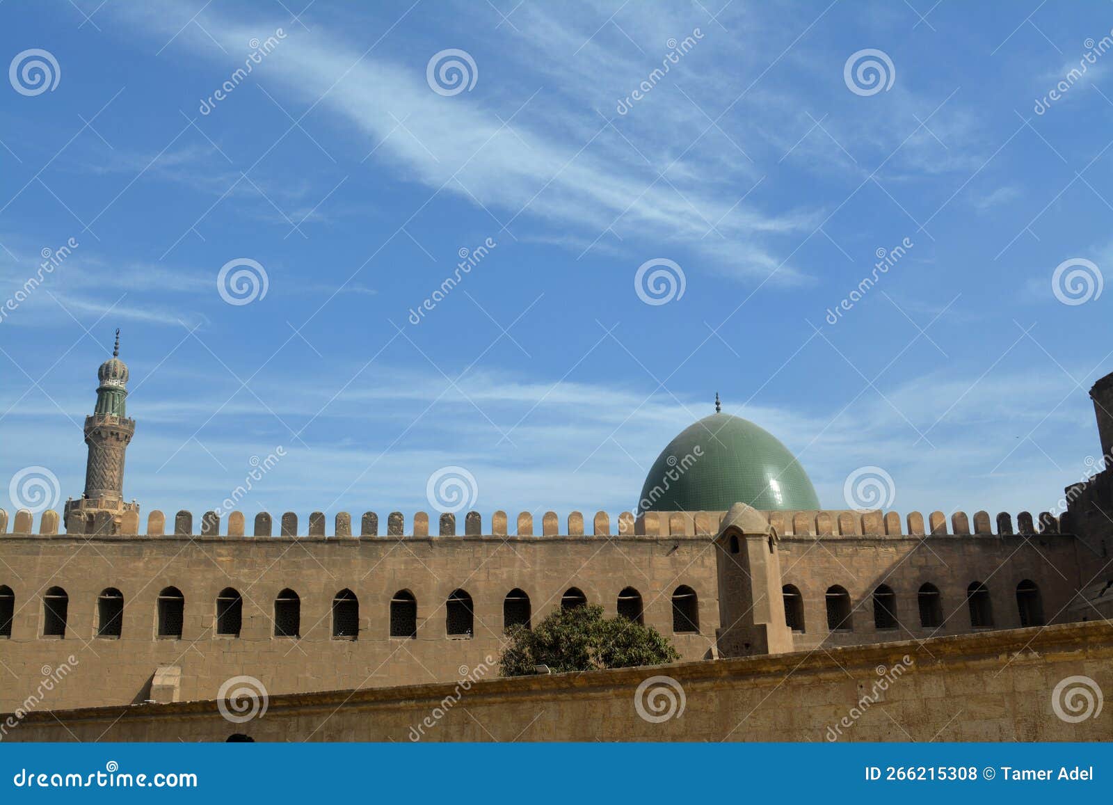 the sultan al-nasir muhammad ibn qalawun mosque, an early 14th-century mosque at the citadel in cairo, egypt built by the mamluk