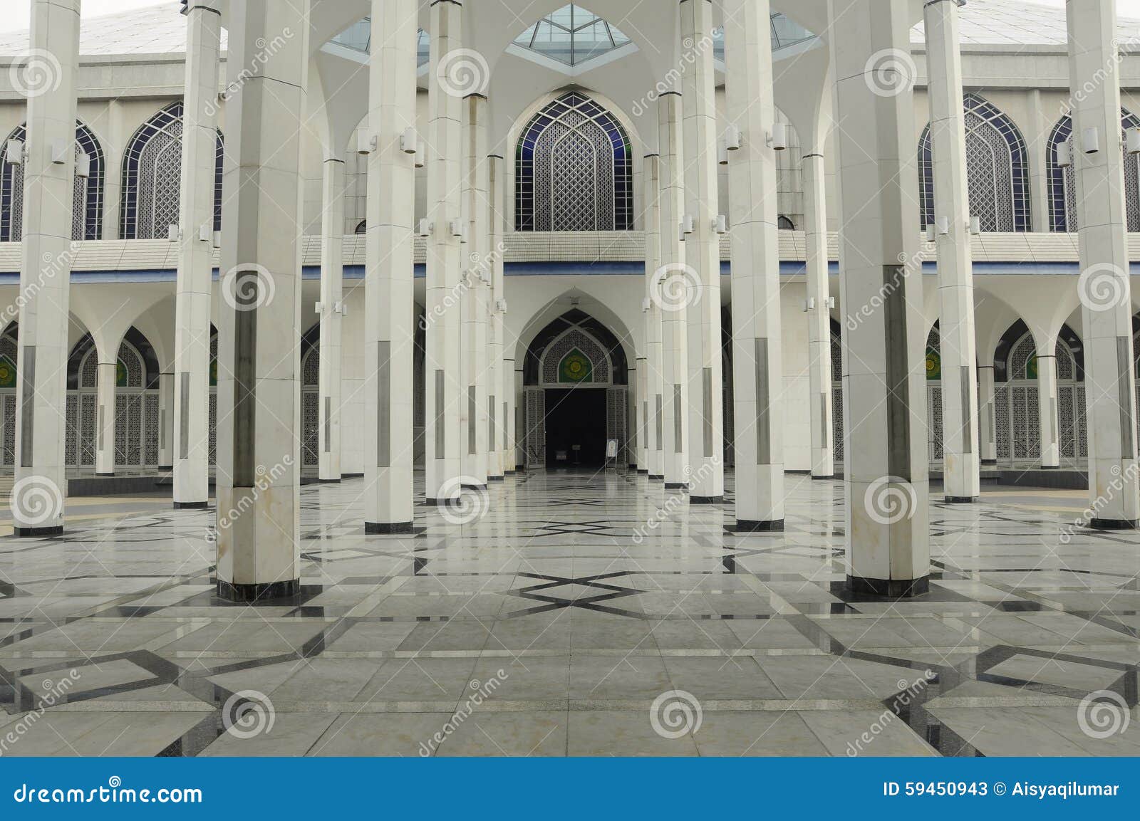 Sultan Salahuddin Abdul Aziz Shah Moschee A K Ein Schah Alam Mosque Stockbild Bild Von Erhebung Haube 59450943