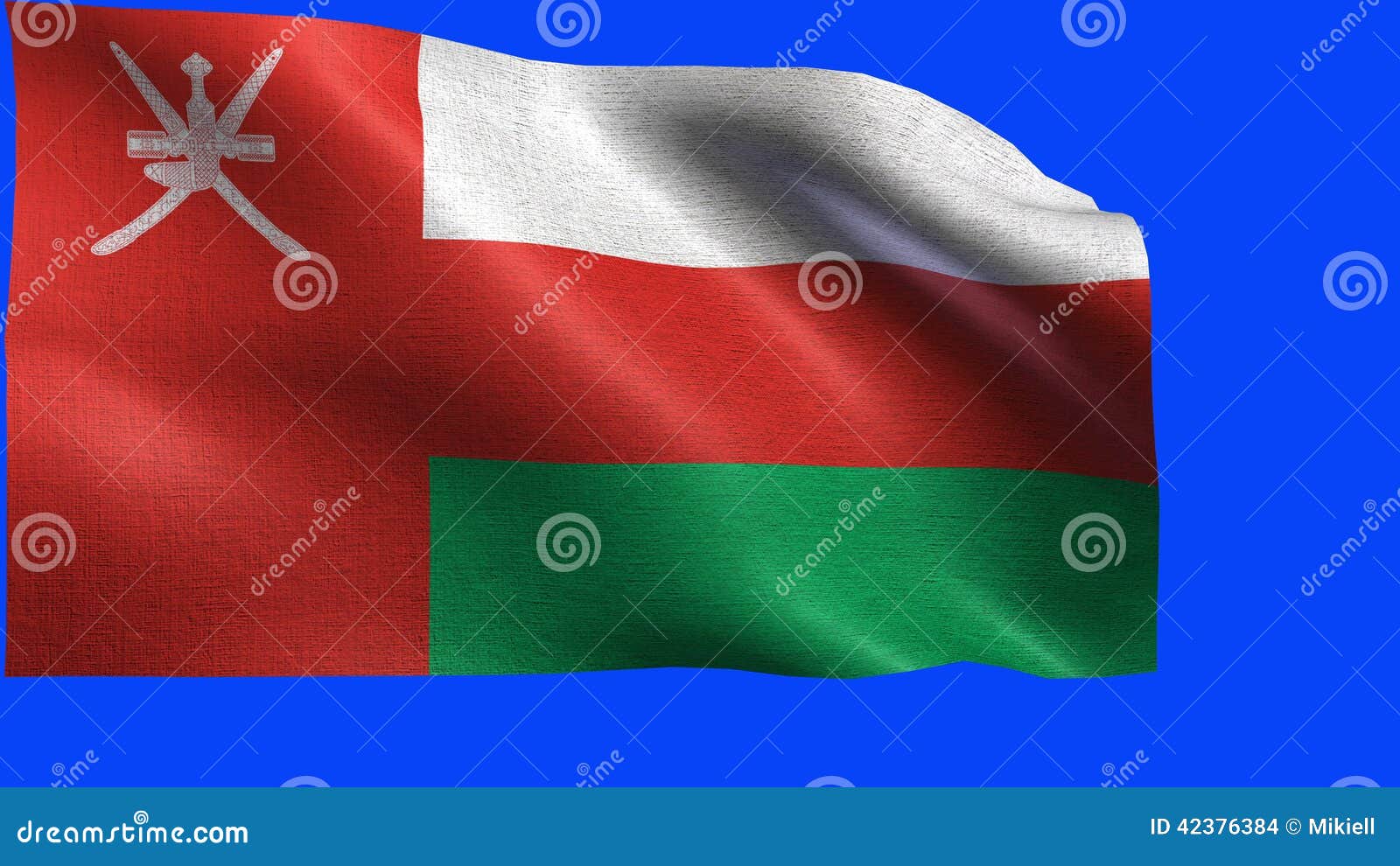 Sultanate of Oman, Flag of Oman - LOOP Stock Footage - Video of motion,  channel: 42376384