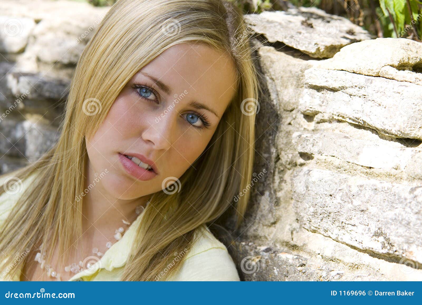 Sultry Blonde stock photo. Image of feminine, person, dental 1169696