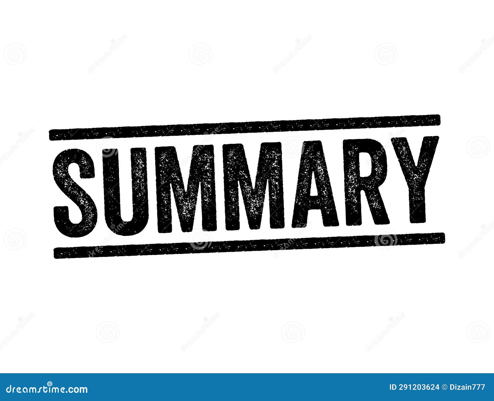 Summary a Brief Statement or Account of the Main Points of Something