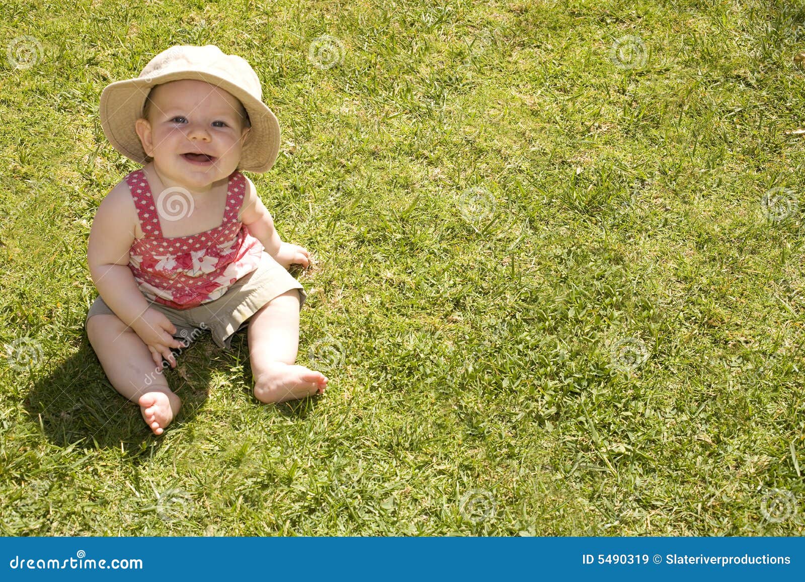 Summer baby stock image. Image of playful, cheerful, horizontal 5490319