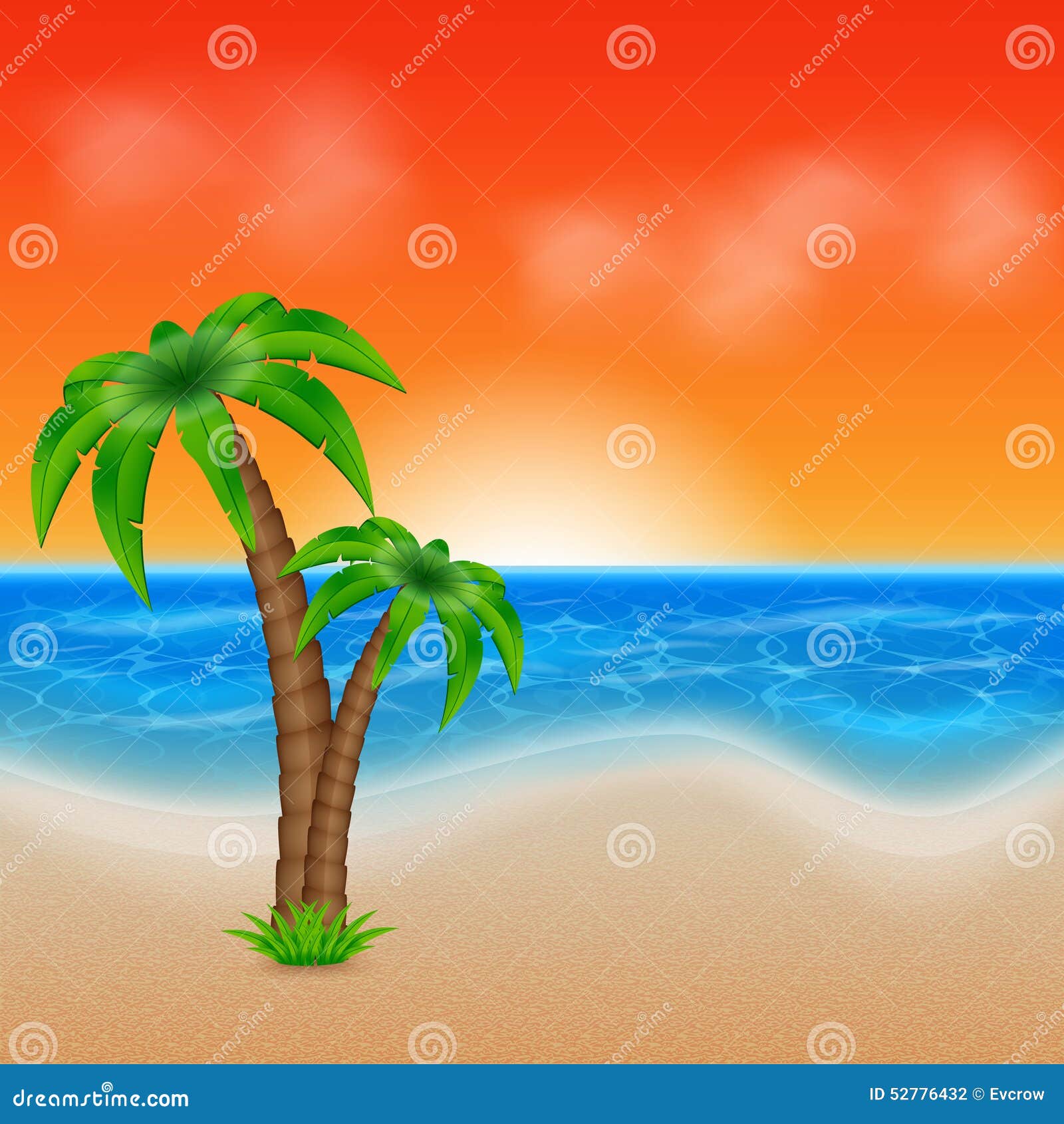 Summer background stock vector. Illustration of poster - 52776432