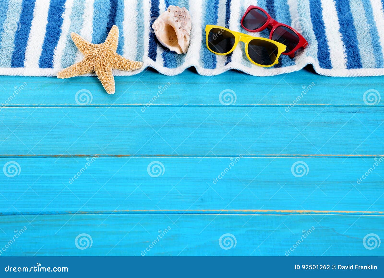 Summer Beach Background Border Stock Photo - Image of view, holiday ...