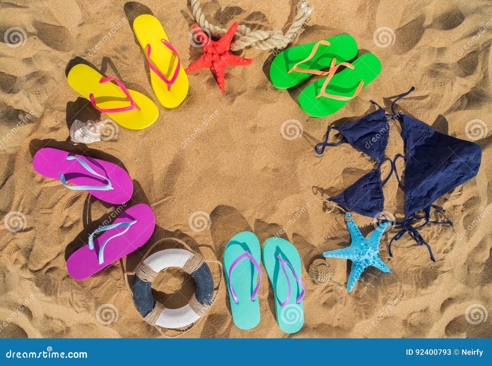 Summer beach fun stock image. Image of sandy, background - 92400793