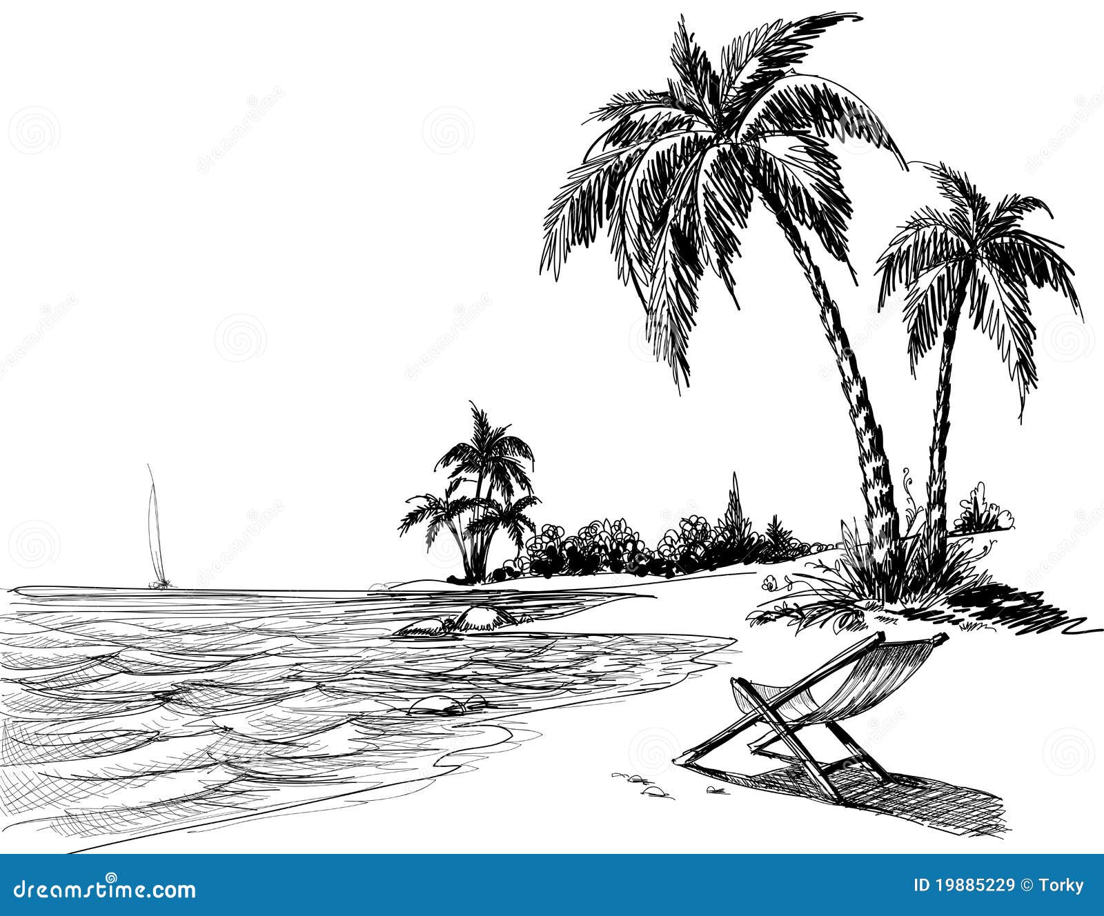 1157 Beach Scene Doodle Illustration Images Stock Photos  Vectors   Shutterstock