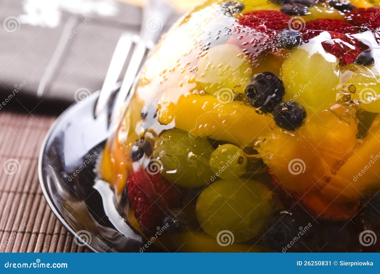 Summer Berry Jelly Terrine stock image. Image of raspberry 26250831