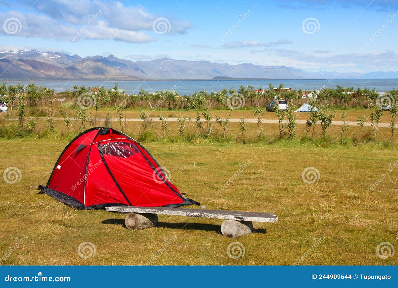 summer camping adventure in iceland