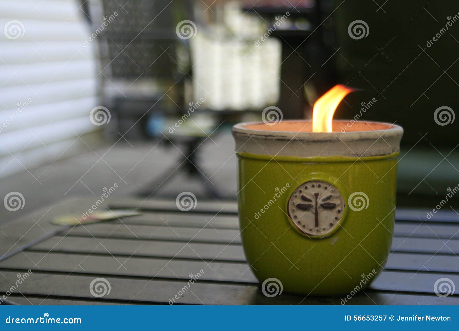 Summer Candle Flicker stock image. Image of scenery, spring 56653257